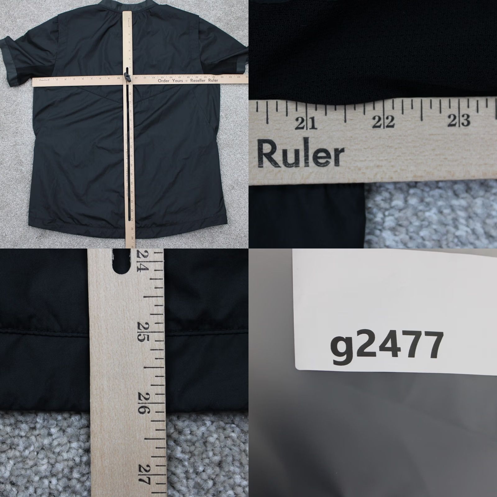Nike Nike Dri-Fit Wind Jacket Womens Medium Black Lightweight Pullover Shacket Shirt Size M / US 6-8 / IT 42-44 - 9 Thumbnail