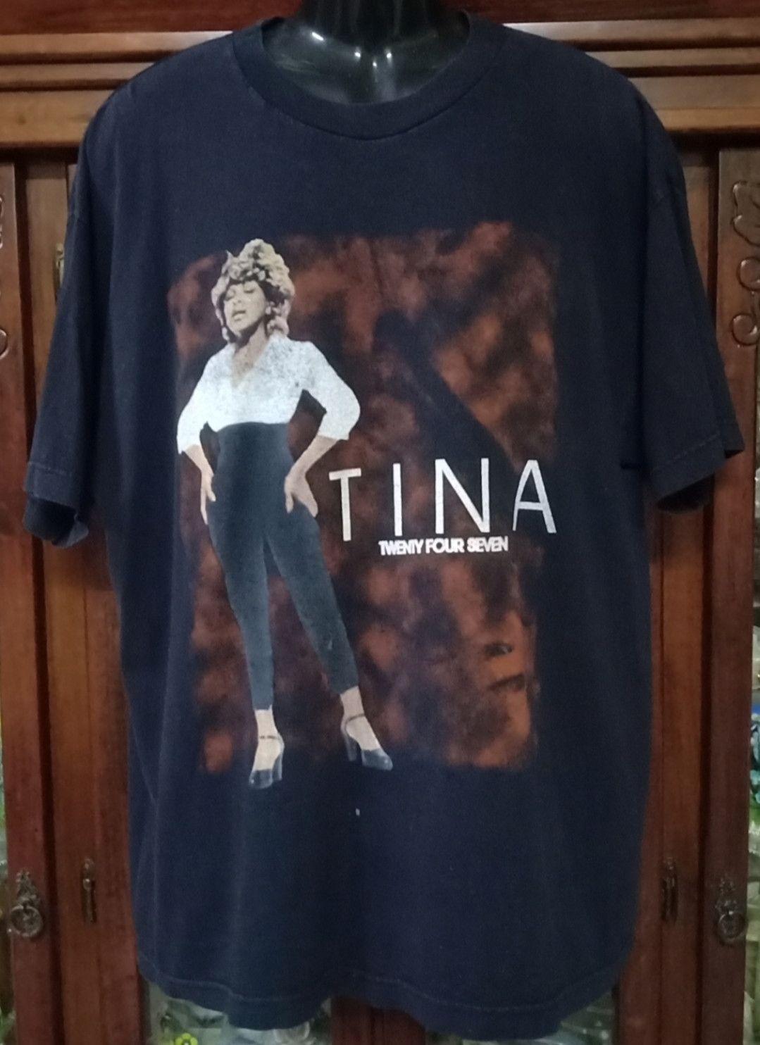 Band Tees Vintage Tina Turner Twenty Four Seven Tour T-shirt Size US XL / EU 56 / 4 - 1 Thumbnail
