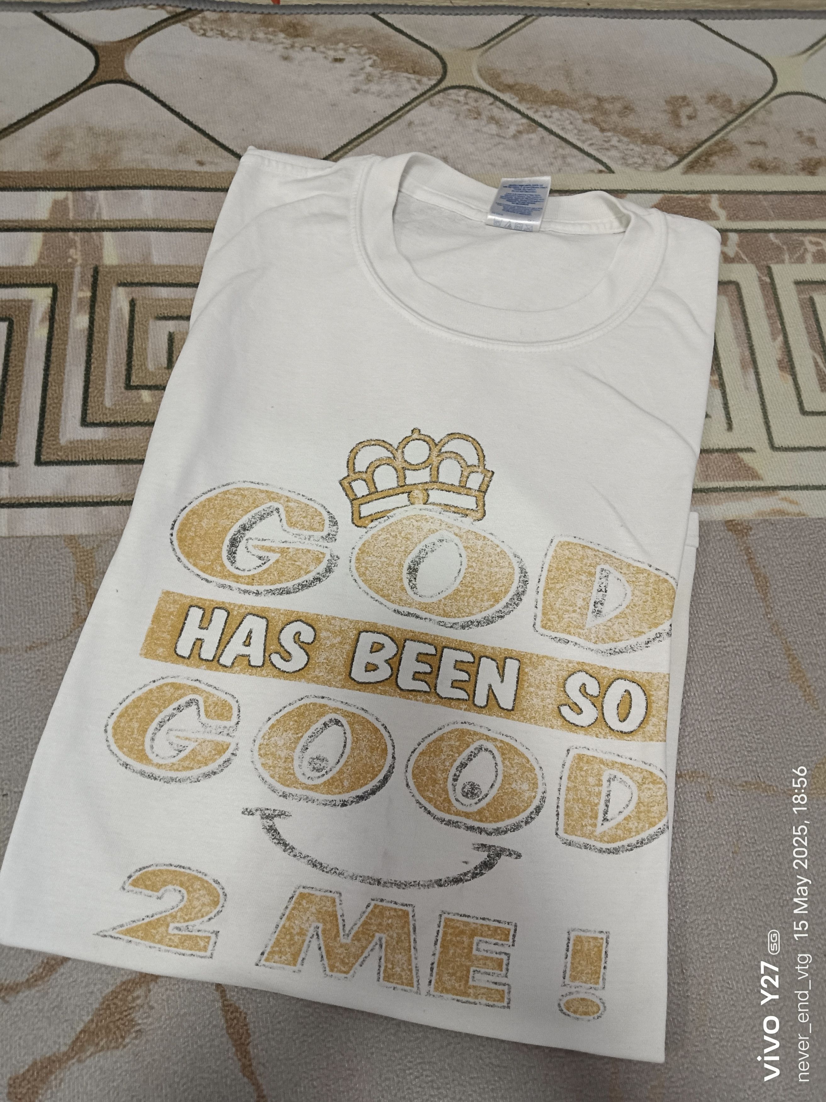 Other VINTAGE GOD HAS BEEN SO GOOD TO ME Size US XL / EU 56 / 4 - 1 Thumbnail