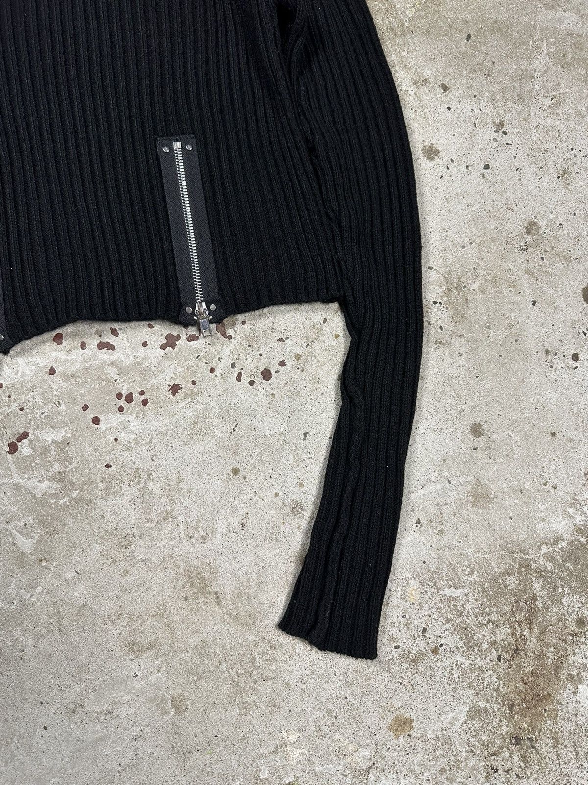 Jean Paul Gaultier Jean Paul Gaultier x Lindex Black Turtleneck Sweater Zippers Size S / US 4 / IT 40 - 4 Thumbnail