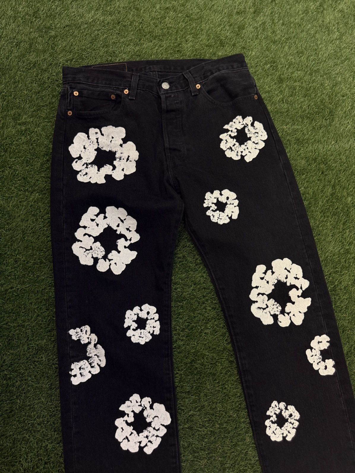 DENIM TEARS Denim Tears Jeans Size 32/32 Black Clean 🔥🧼 Size US 32 / EU 48 - 4 Thumbnail