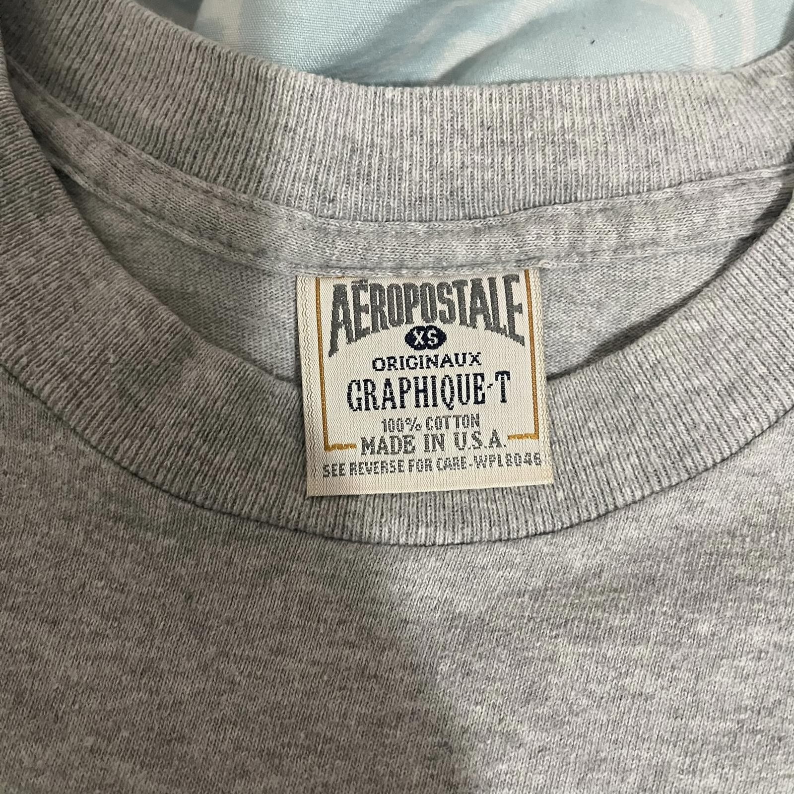 Aeropostale VTG 90s Atlantic City Single Stitch Grey Graphic Tee Size XS / US 0-2 / IT 36-38 - 7 Thumbnail