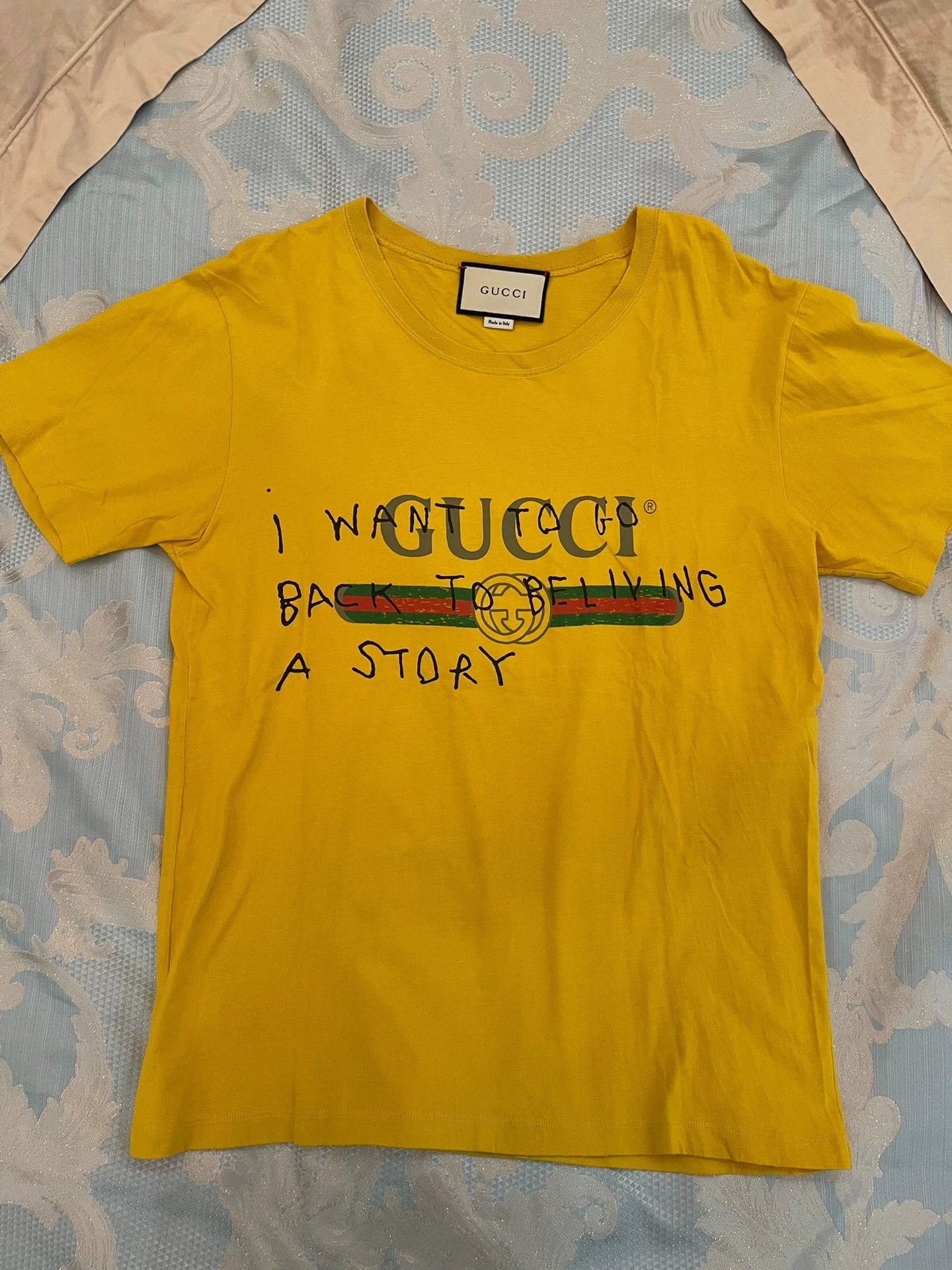 Gucci Gucci Classic Oversized M Tee GG Belt Logo Bright Size M / US 6-8 / IT 42-44 - 1 Thumbnail