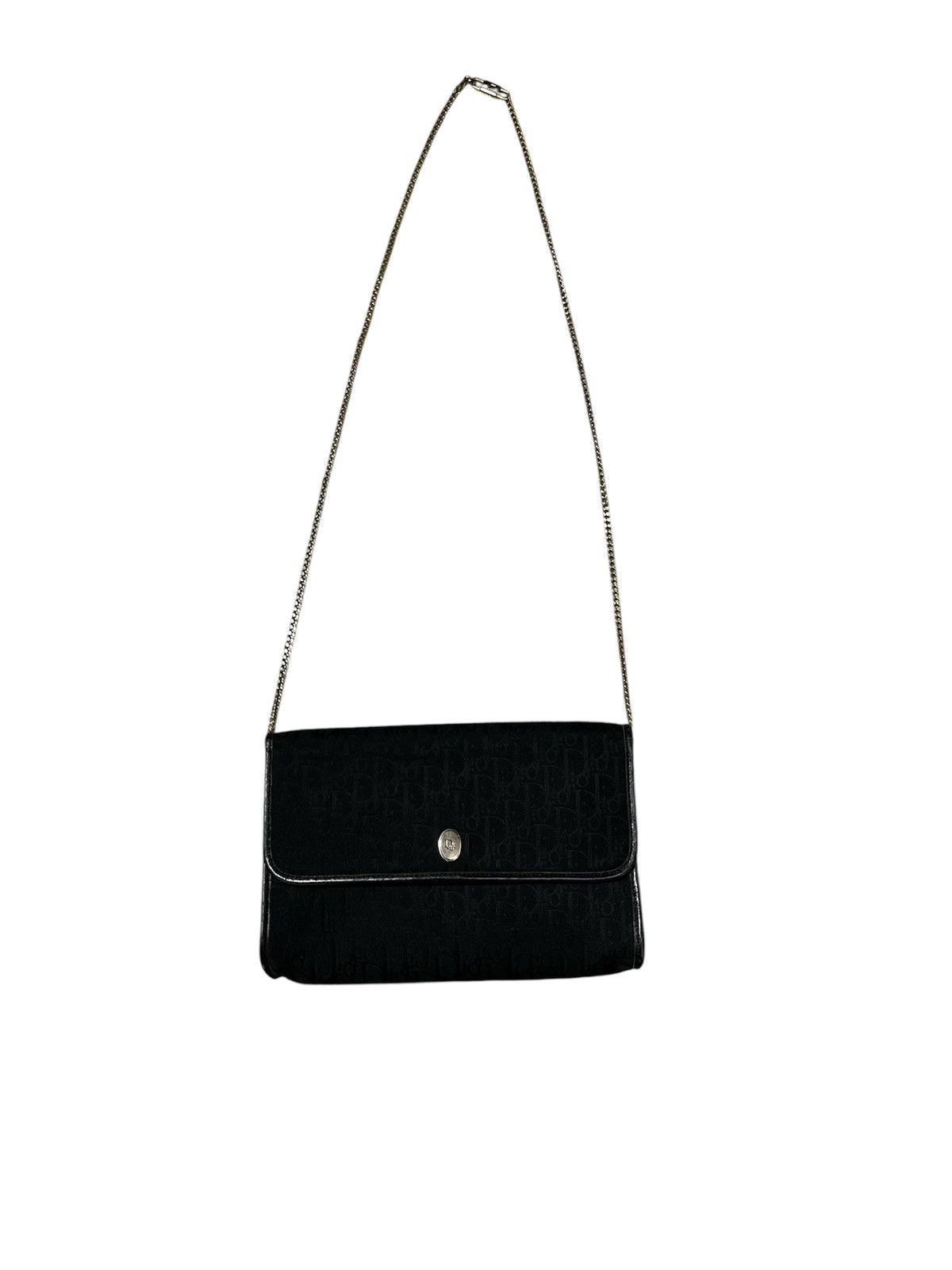 Christian Dior Monsieur Vintage Christian Dior Trotter Canvas Chains Shoulder Bag Size ONE SIZE - 1 Thumbnail