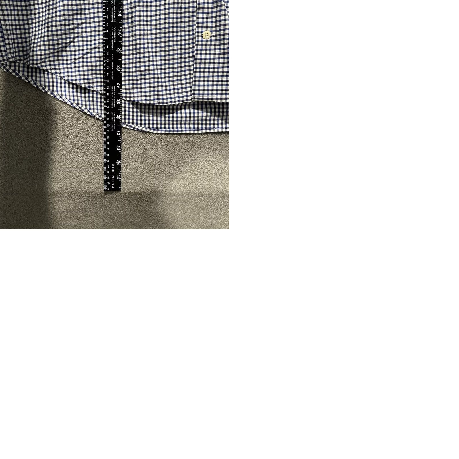 Peter Millar Peter Millar Ferdinand Sports Shirt Mens XL White/Blue Check Button Down EUC Size US XL / EU 56 / 4 - 9 Thumbnail