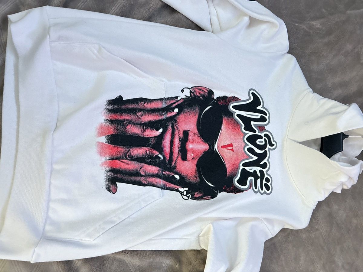 Vlone Vlone Rodman Logo Hoodie White Size US S / EU 44-46 / 1 - 4 Thumbnail