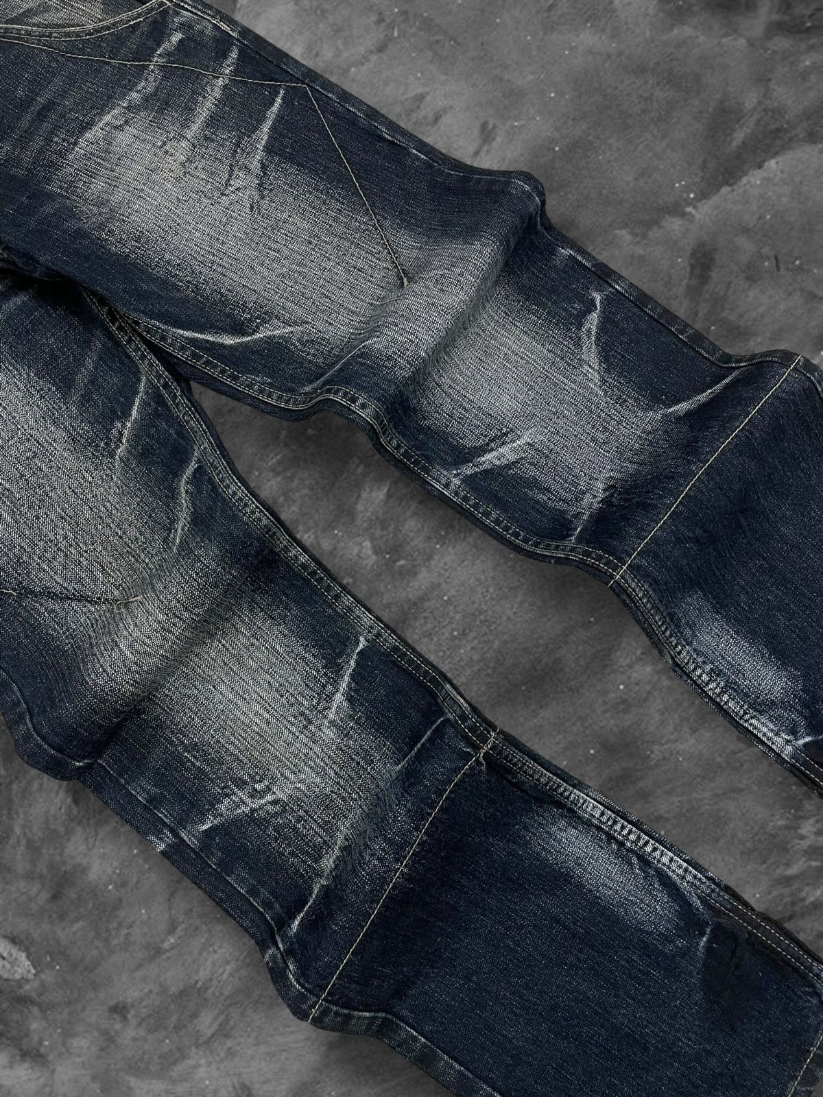 PPFM Vintage 1990s Og Designer PPFM Iconic Distressed Denim Size US 30 / EU 46 - 6 Thumbnail