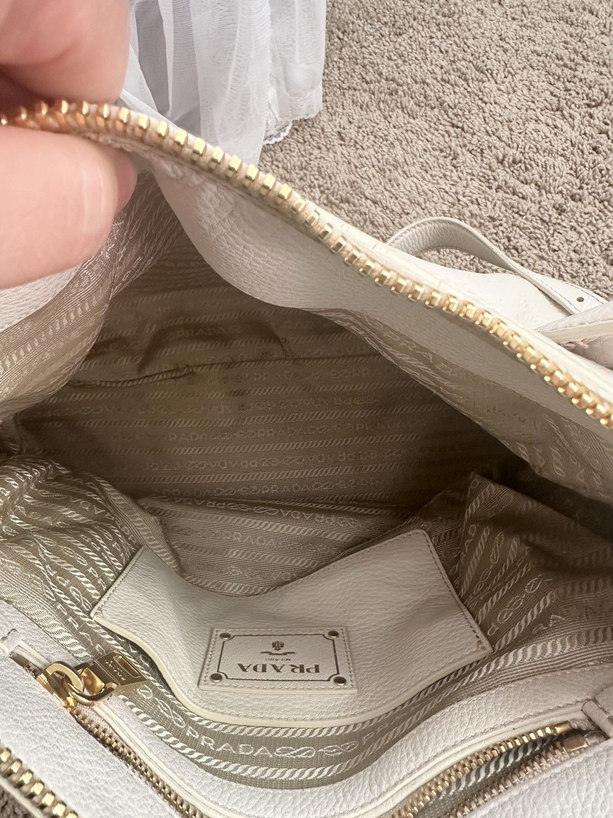 Prada Prada Sacca 2 Manici *100% authentic * Size ONE SIZE - 8 Thumbnail