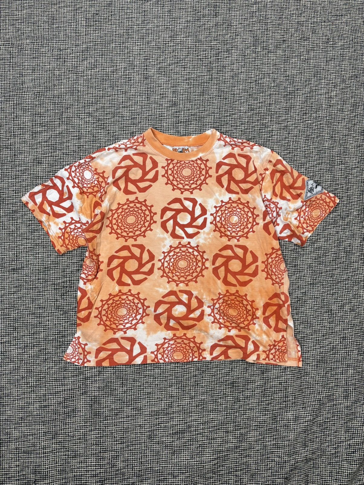 Other Vintage 90s hardcore aop gabber rave streetwear tee Size US L / EU 52-54 / 3 - 1 Thumbnail