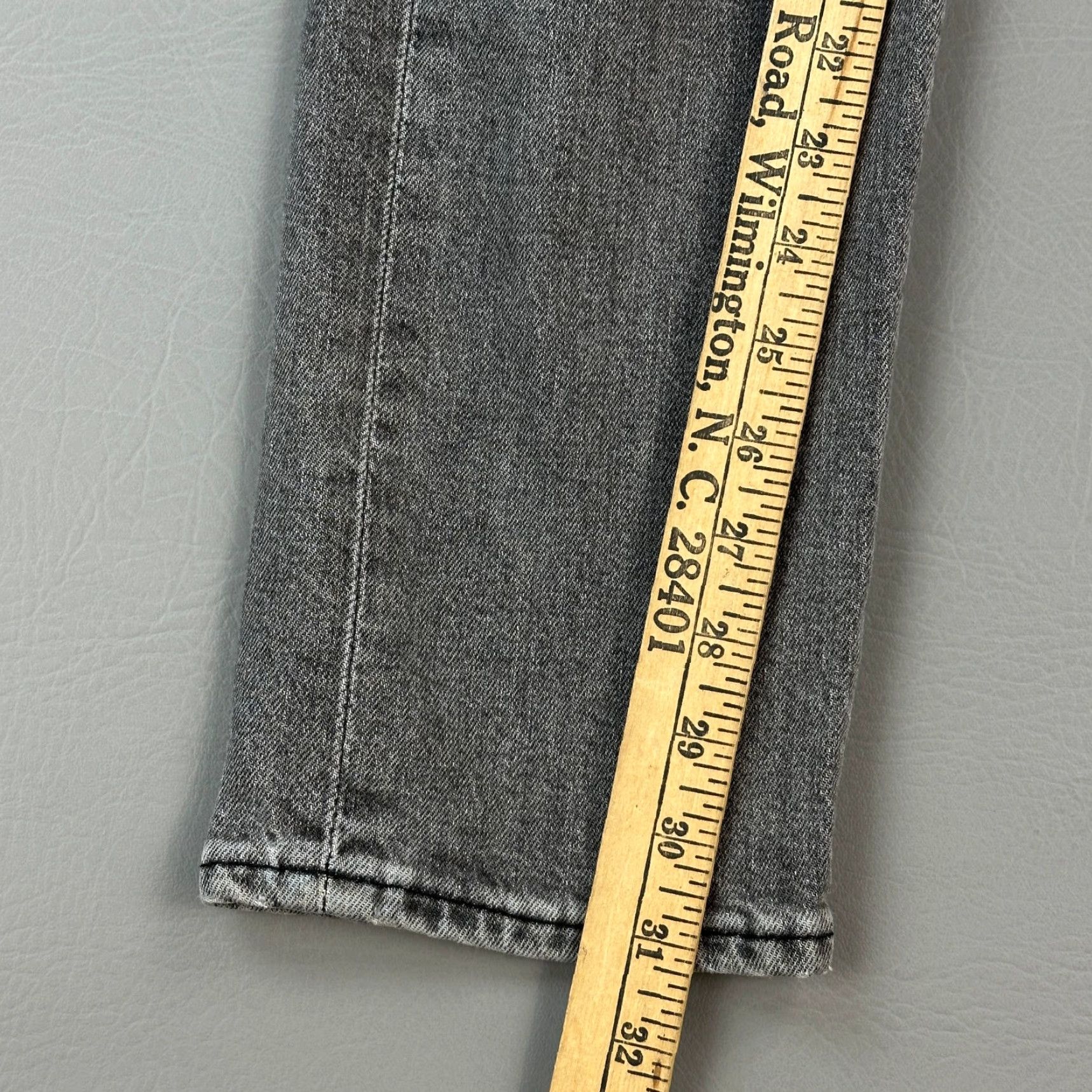 Levi's Levis 512 Premium Jeans Mens 34x32 Charcoal Wash Slim Taper Fit 5-Pocket Denim Jeans Mens Size US 34 / EU 50 - 3 Thumbnail