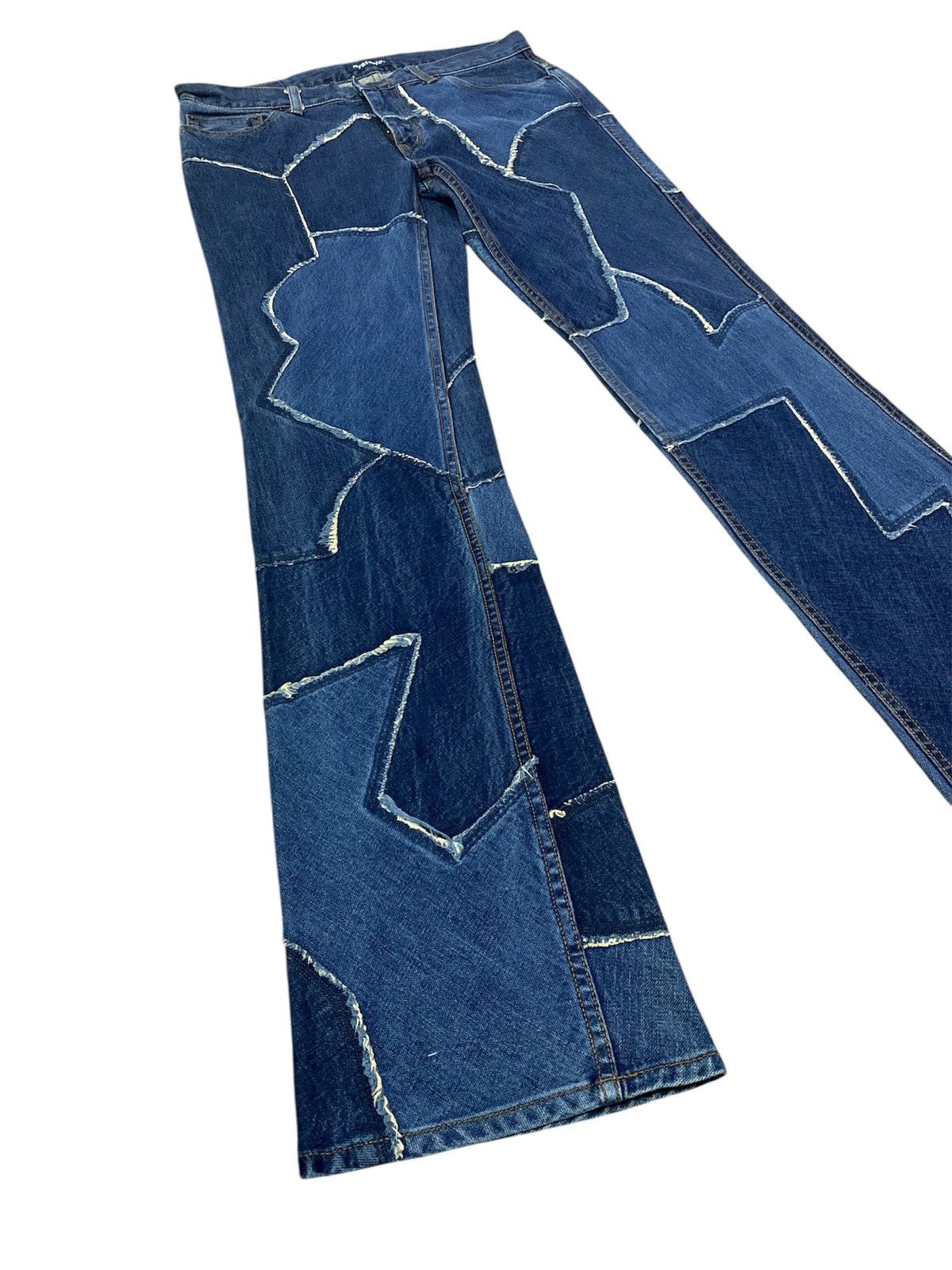 Hysteric Glamour Vintage Hysteric Glamour Patch Asymetrical Flare jeans Size US 32 / EU 48 - 3 Thumbnail