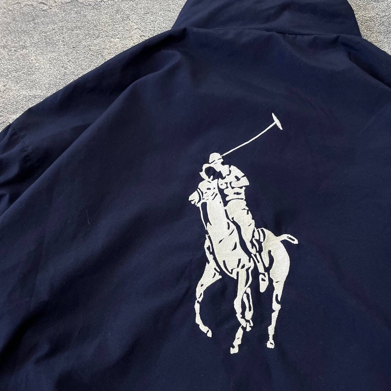 Vintage Vintage Polo Ralph Lauren Sport Big Logo Pony Jacket Bomber Size US M / EU 48-50 / 2 - 15 Thumbnail