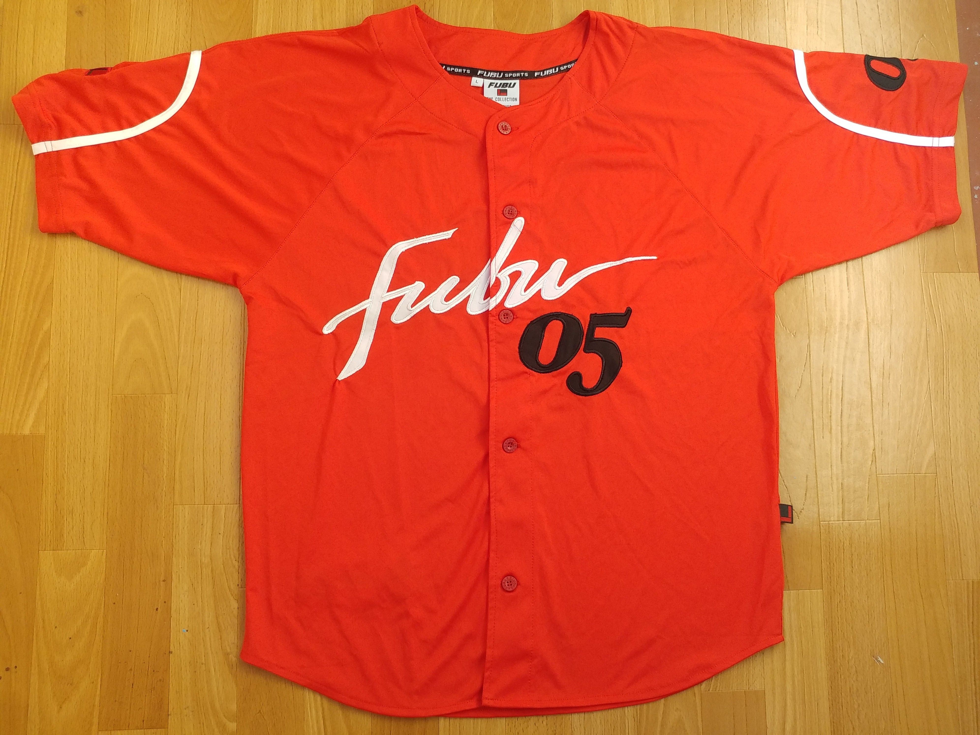 Fubu FUBU jersey, red, vintage hip hop t-shirt, 90s hip hop L Size US L / EU 52-54 / 3 - 1 Thumbnail