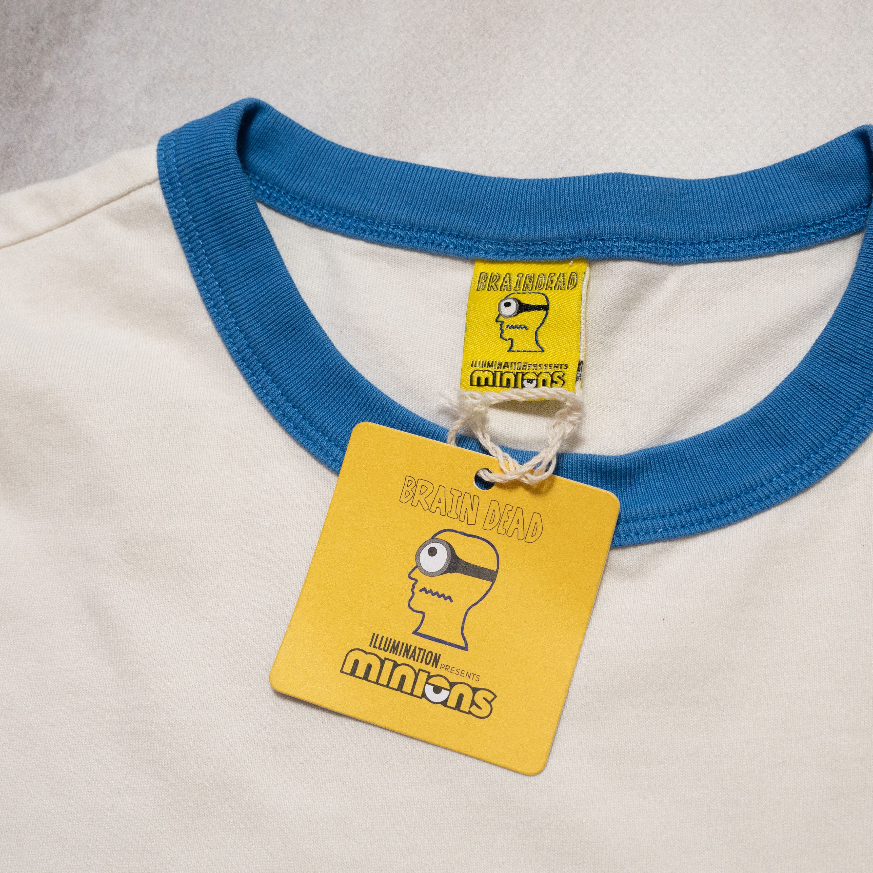 Brain Dead Brain Dead x Minions Ringer T-shirt Natural L New Size US L / EU 52-54 / 3 - 6 Thumbnail