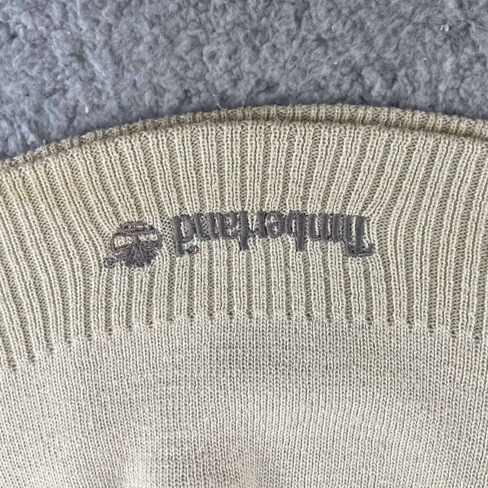 Timberland Timberland Beanie Hat Cap Beige Chunky Outdoor Streetwear Workwear 90's Skater Unisex Adults One Size Beanie Womens Mens Size ONE SIZE - 2 Thumbnail