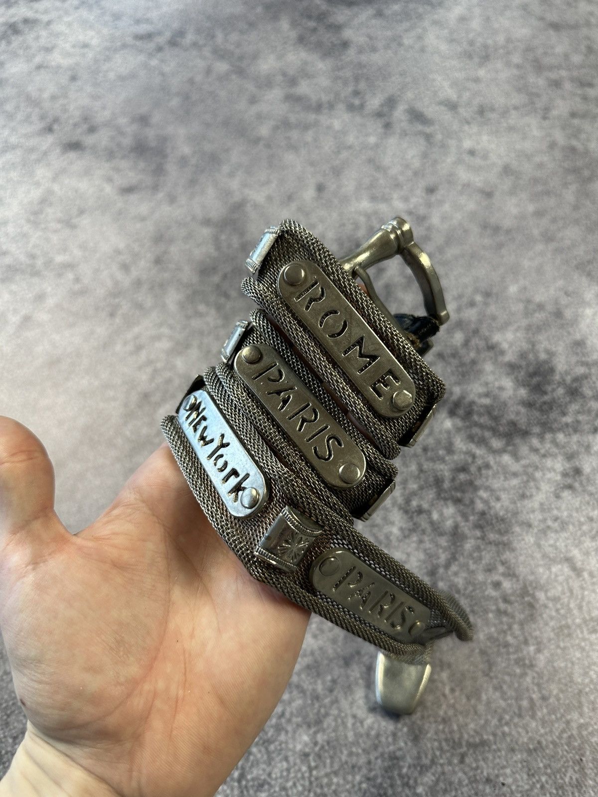 Other Y2K Metal Belts Avant Garde Rare Streetwear Style USA Paris Size ONE SIZE - 1 Thumbnail