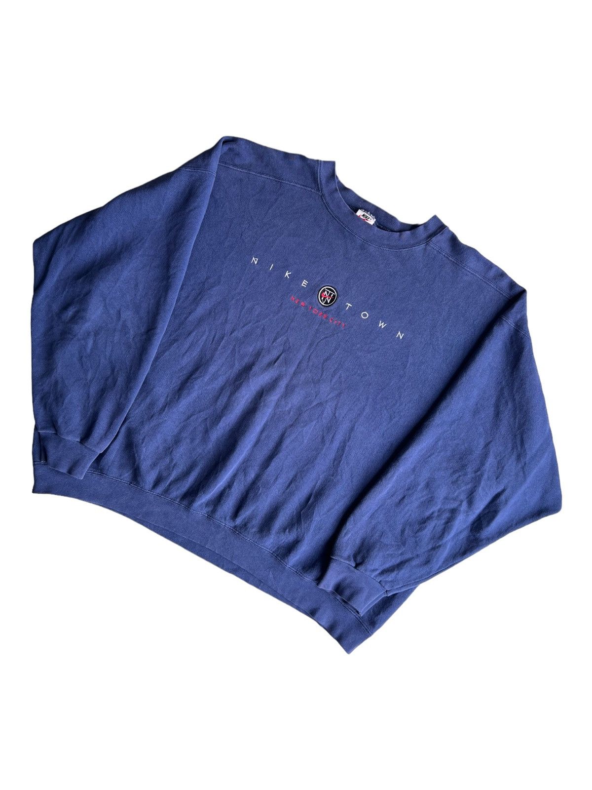 Rap Tees 1990s Nike Town RARE NYC Rapper Baggy Oversized Sweatshirt Size US XL / EU 56 / 4 - 4 Thumbnail