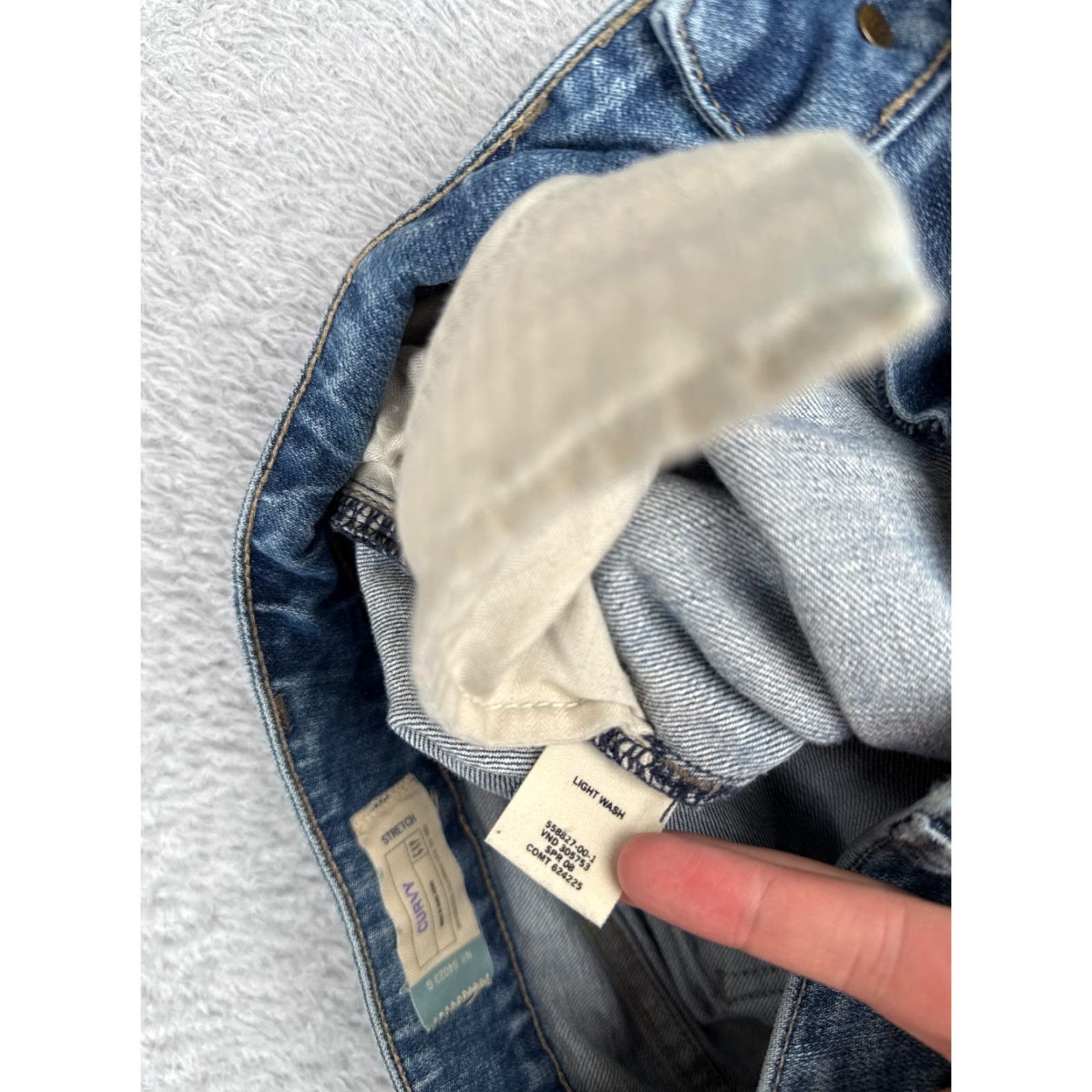 Gap GAP Jeans Womens 6 Blue Denim Flared Light Wash 29x27 Regular Stretch City 5-Pocket Womens Jeans Size 28" / US 6 / IT 42 - 7 Thumbnail