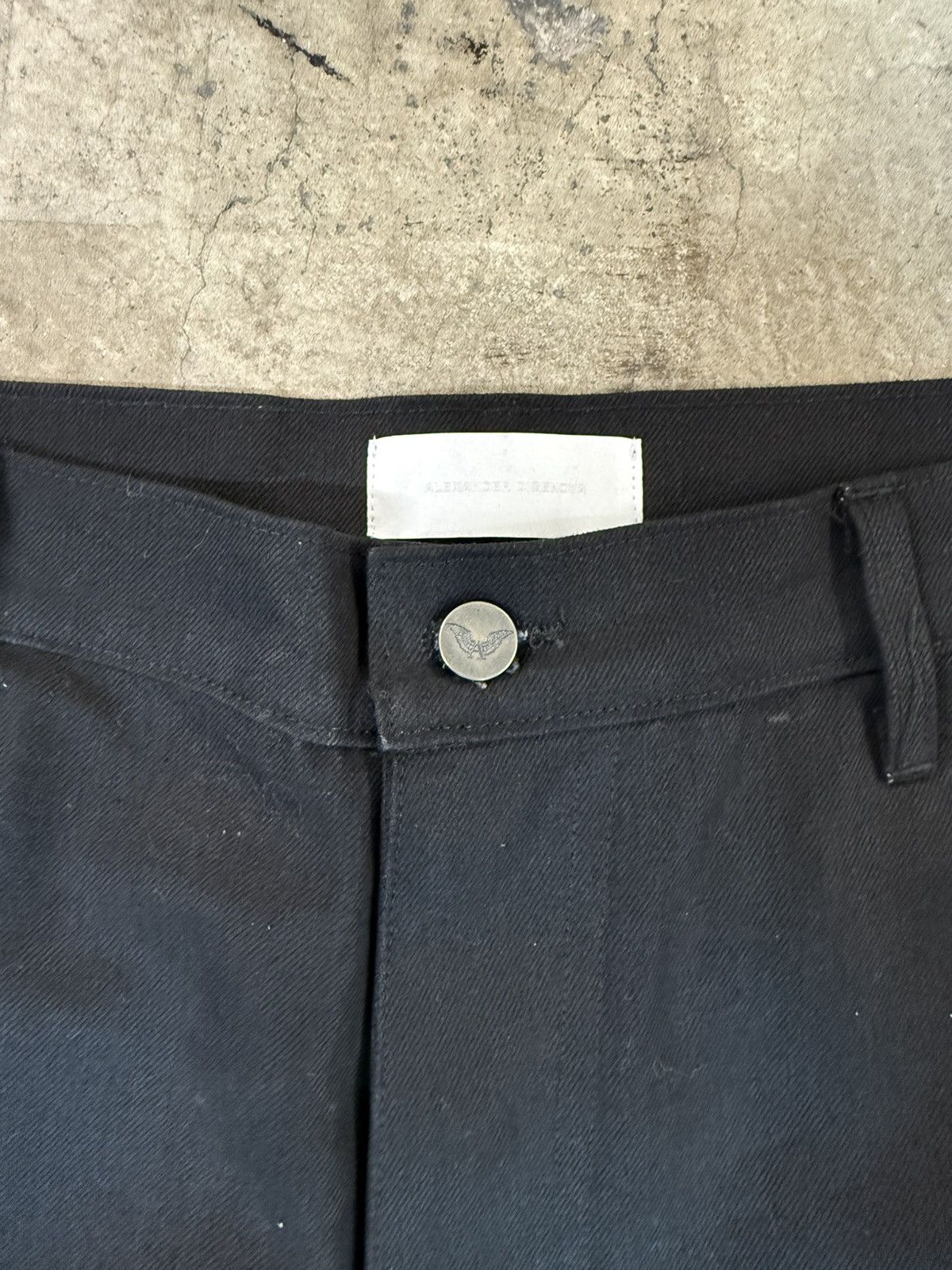 ALEXANDER DIGENOVA Alexander Digenova Black Heavy Denim Underground Pants Size US 32 / EU 48 - 4 Thumbnail