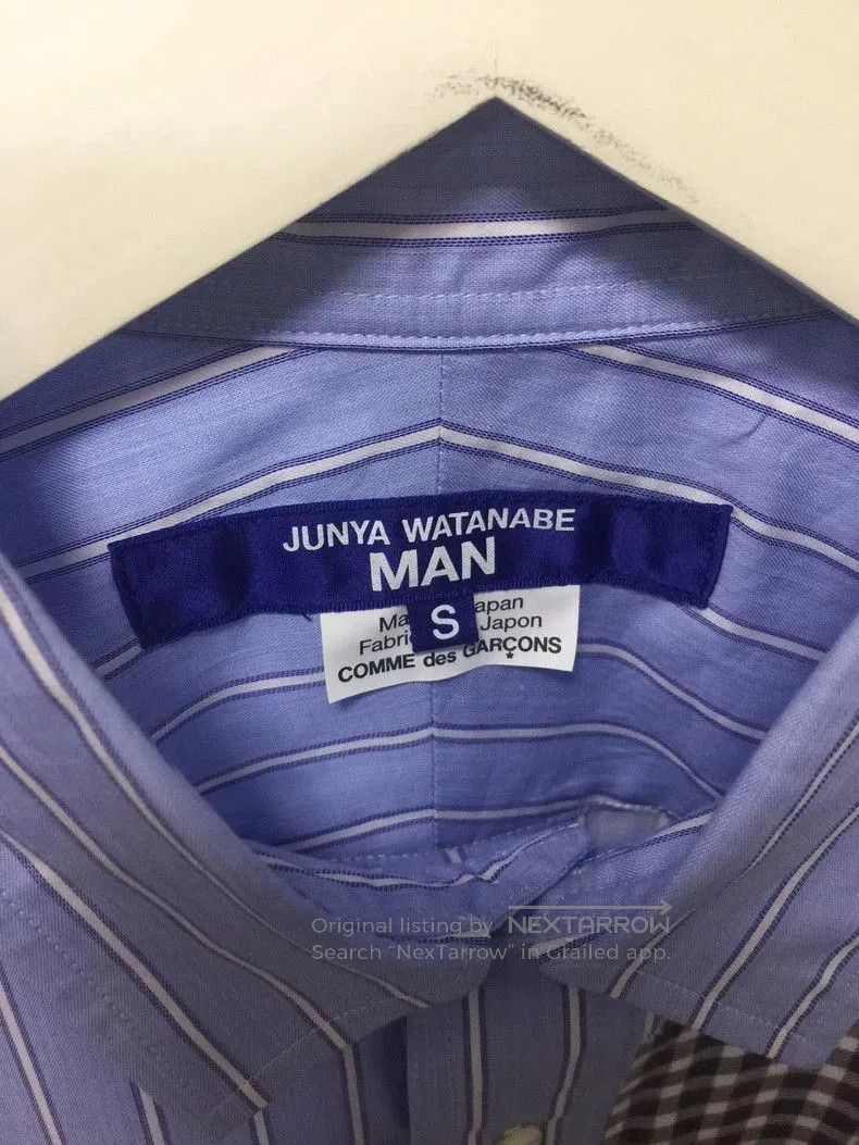 Junya Watanabe Junya Watanabe Man Patchwork Shirt. Size US S / EU 44-46 / 1 - 2 Thumbnail