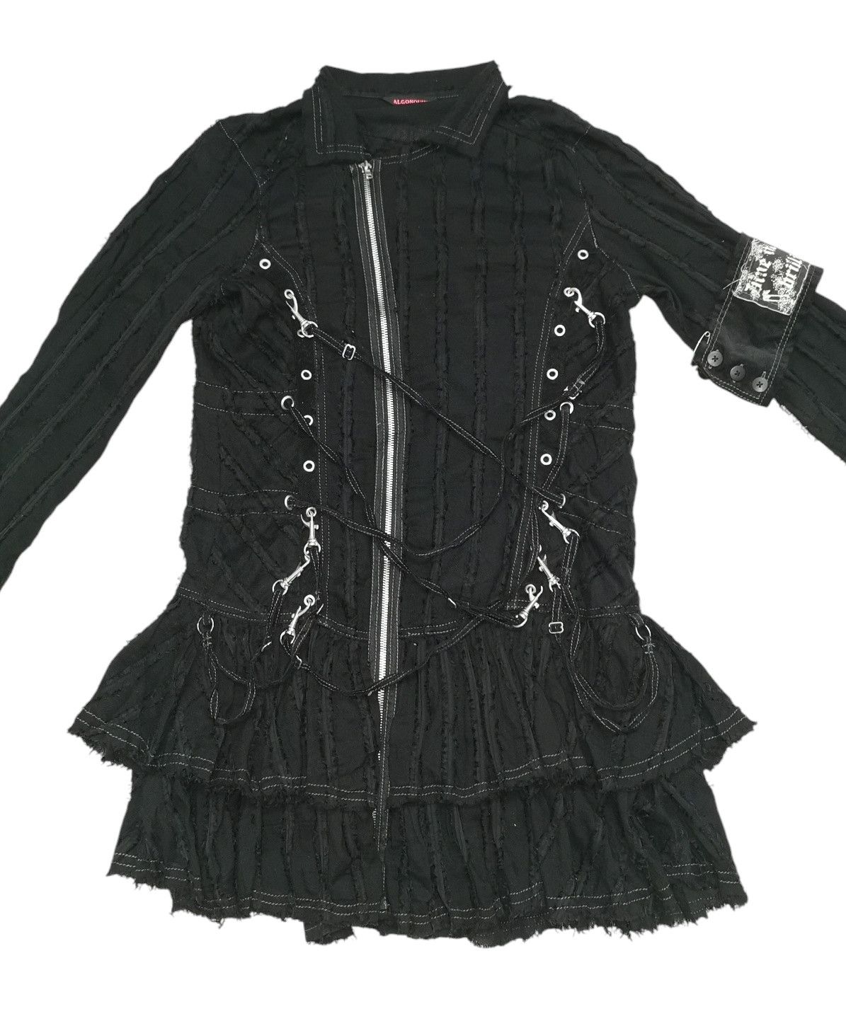 If Six Was Nine Algonquins Bondage Punk Gothic Light Jacket Size S / US 4 / IT 40 - 10 Thumbnail