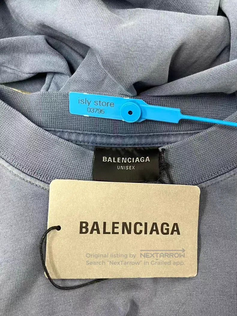 Balenciaga Balenciaga Letter Logo Printed Round Neck Short Sleeve T-S Size US S / EU 44-46 / 1 - 5 Thumbnail