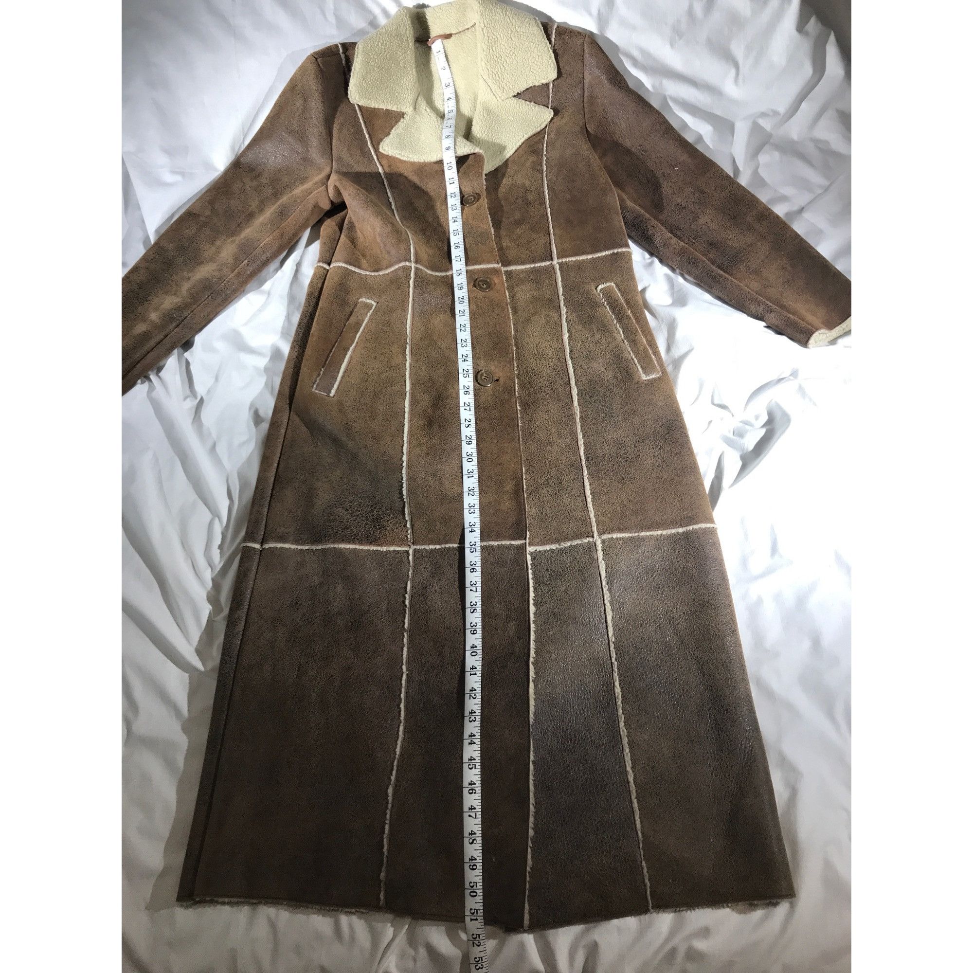 Wilsons Leather Wilson’s Leather Women's Brown Dust Buster Coat Size L / US 10 / IT 46 - 5 Thumbnail