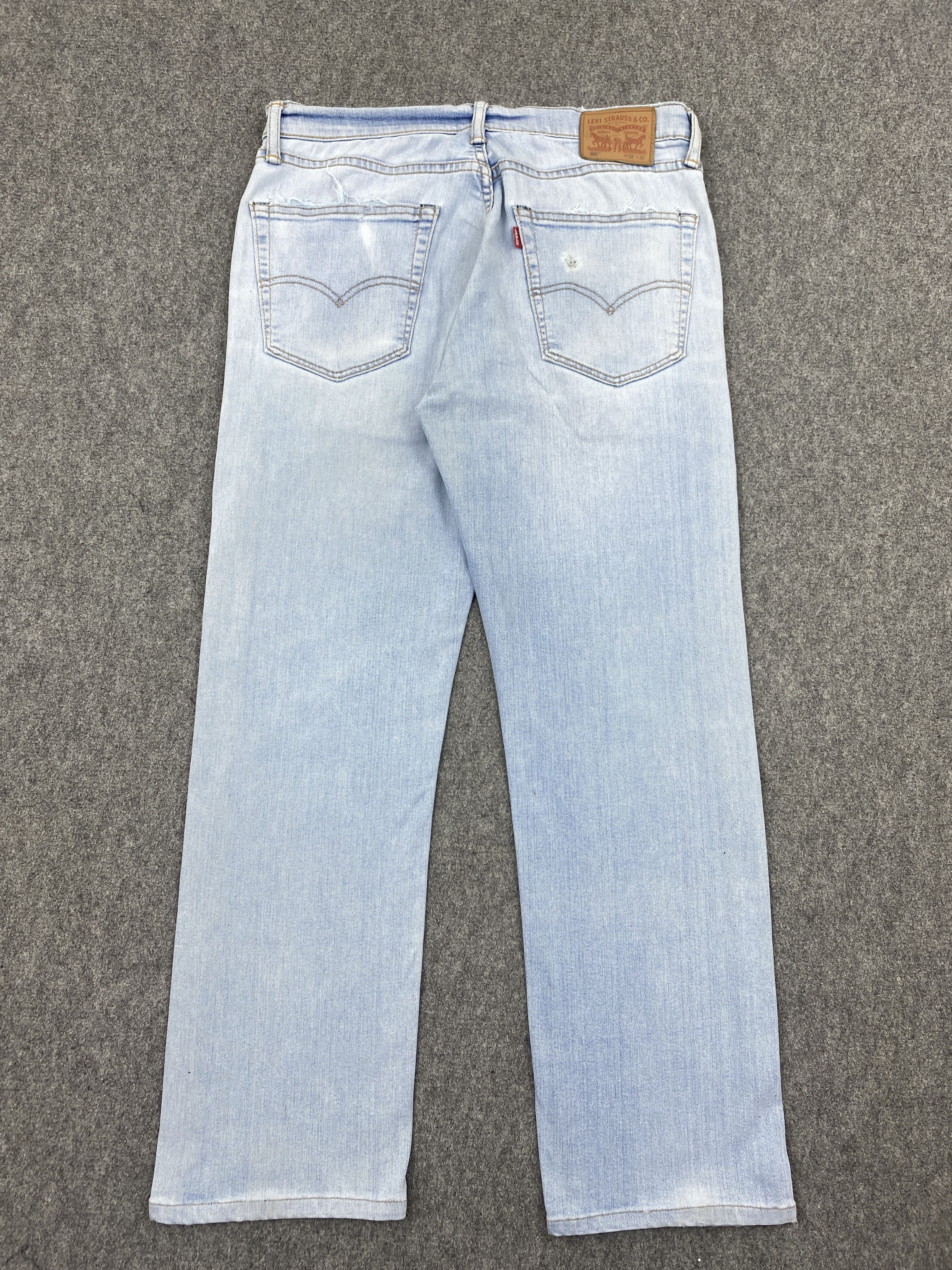 Levi's Light Blue Vintage Levi's 505 Jeans DP2824 Size US 32 / EU 48 - 3 Thumbnail