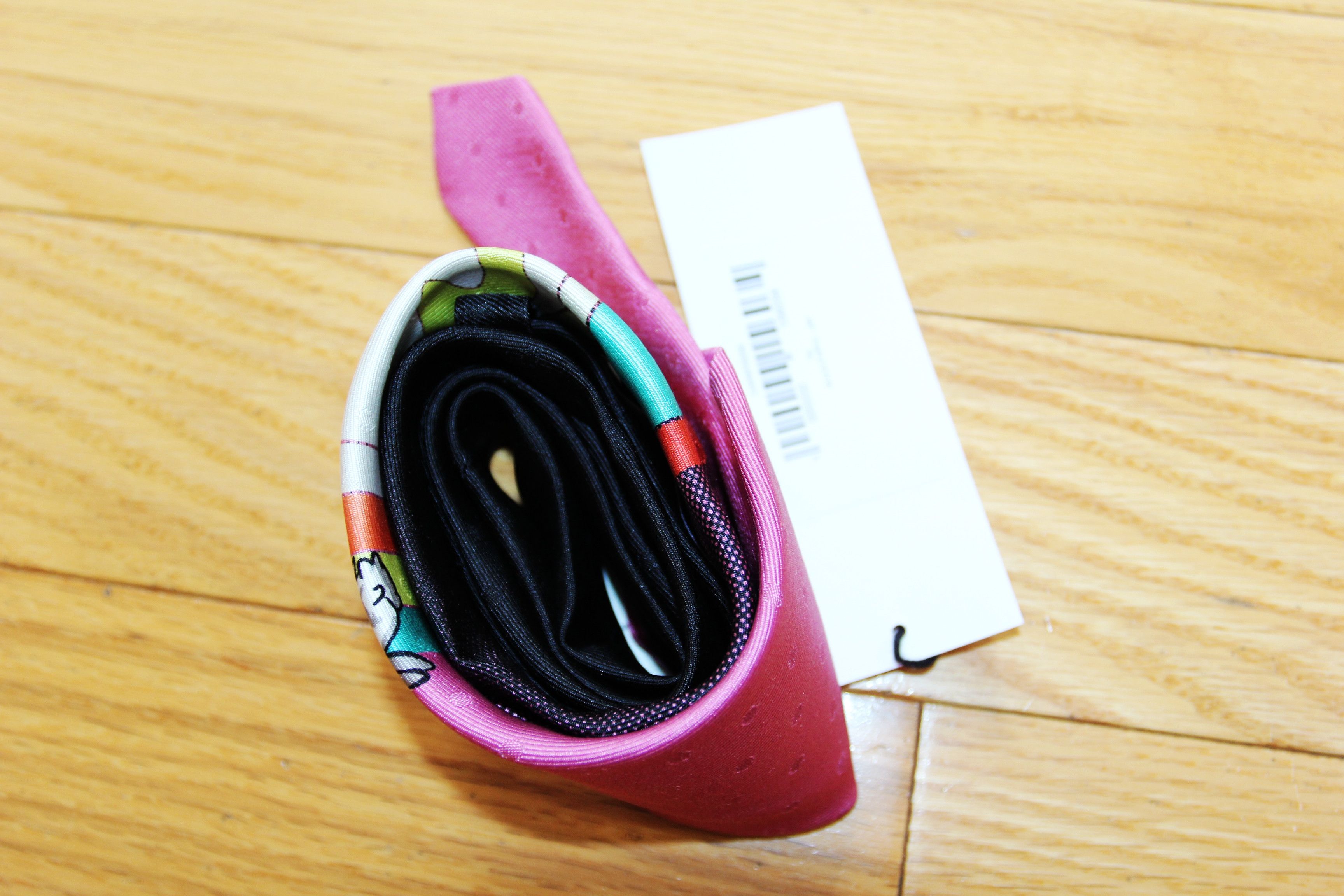 Martine Rose BNWT SS25 MARTINE ROSE RABBIT PURE SILK TIE Size ONE SIZE - 3 Thumbnail