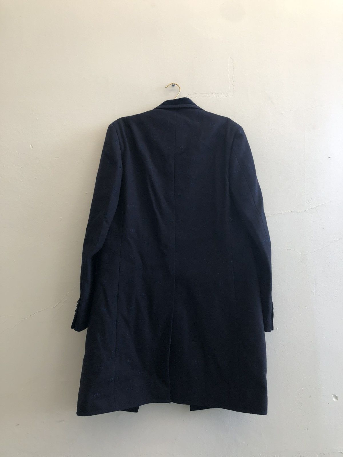 Gucci Gucci Gray All-Over Bee Embroidery Wool Overcoat 44R Size US S / EU 44-46 / 1 - 7 Thumbnail