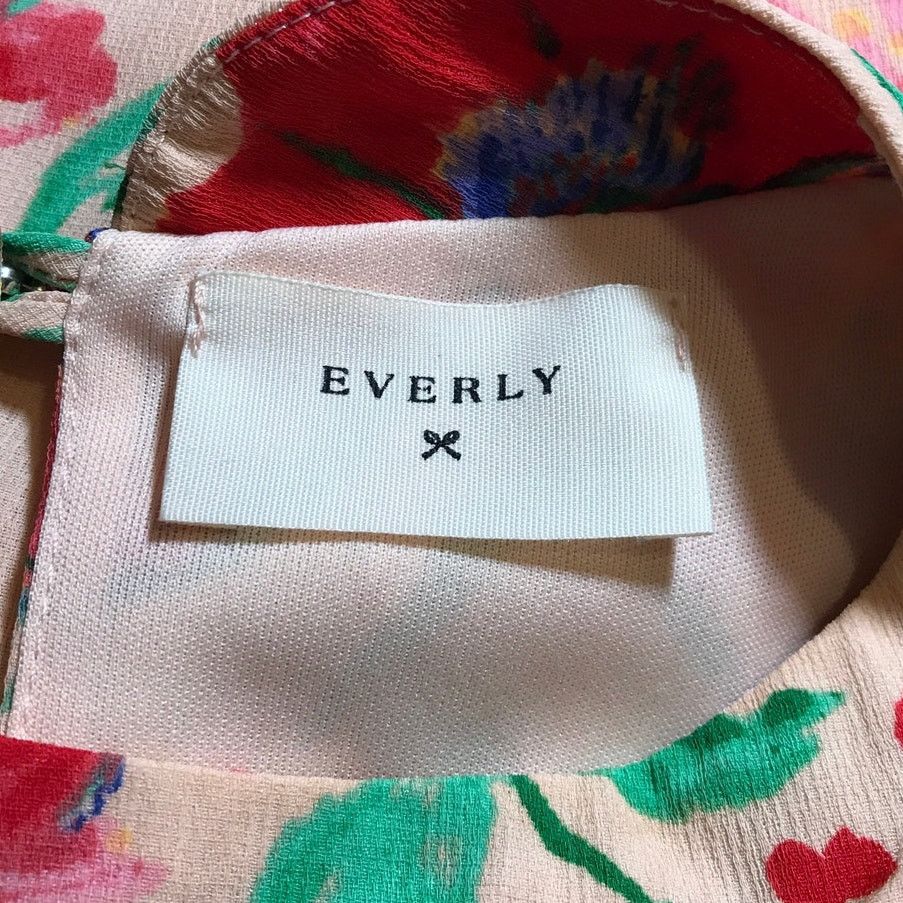 Other Everly Pink Floral Boho Minimalist Shift Knee Length Dress L Size L / US 10 / IT 46 - 3 Thumbnail