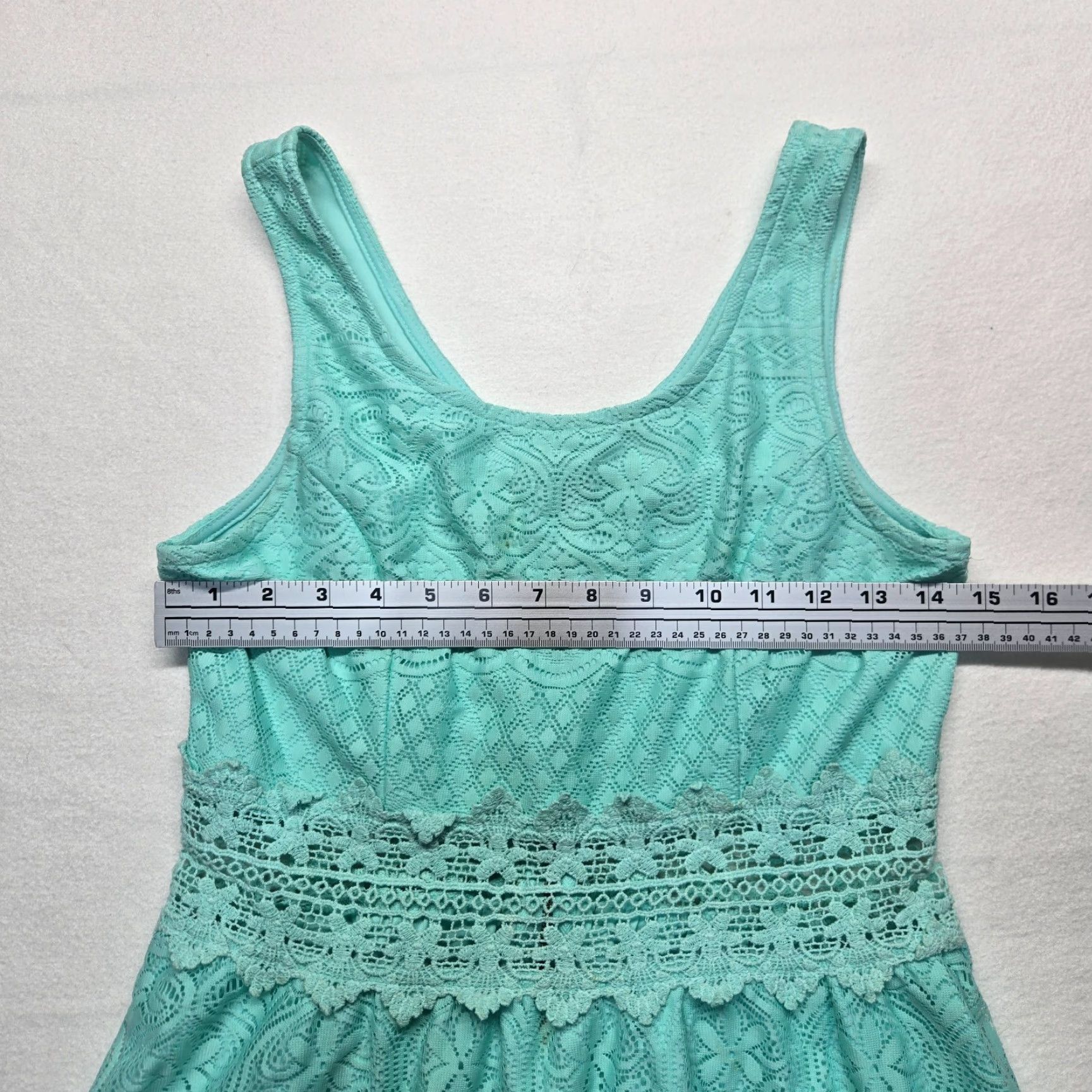 Vintage Xhilaration Shirt Tank Dress Solid Blue Sleeveless Adult Women's M Medium Stretch Knit Casual/Workwear Size M / US 6-8 / IT 42-44 - 4 Thumbnail