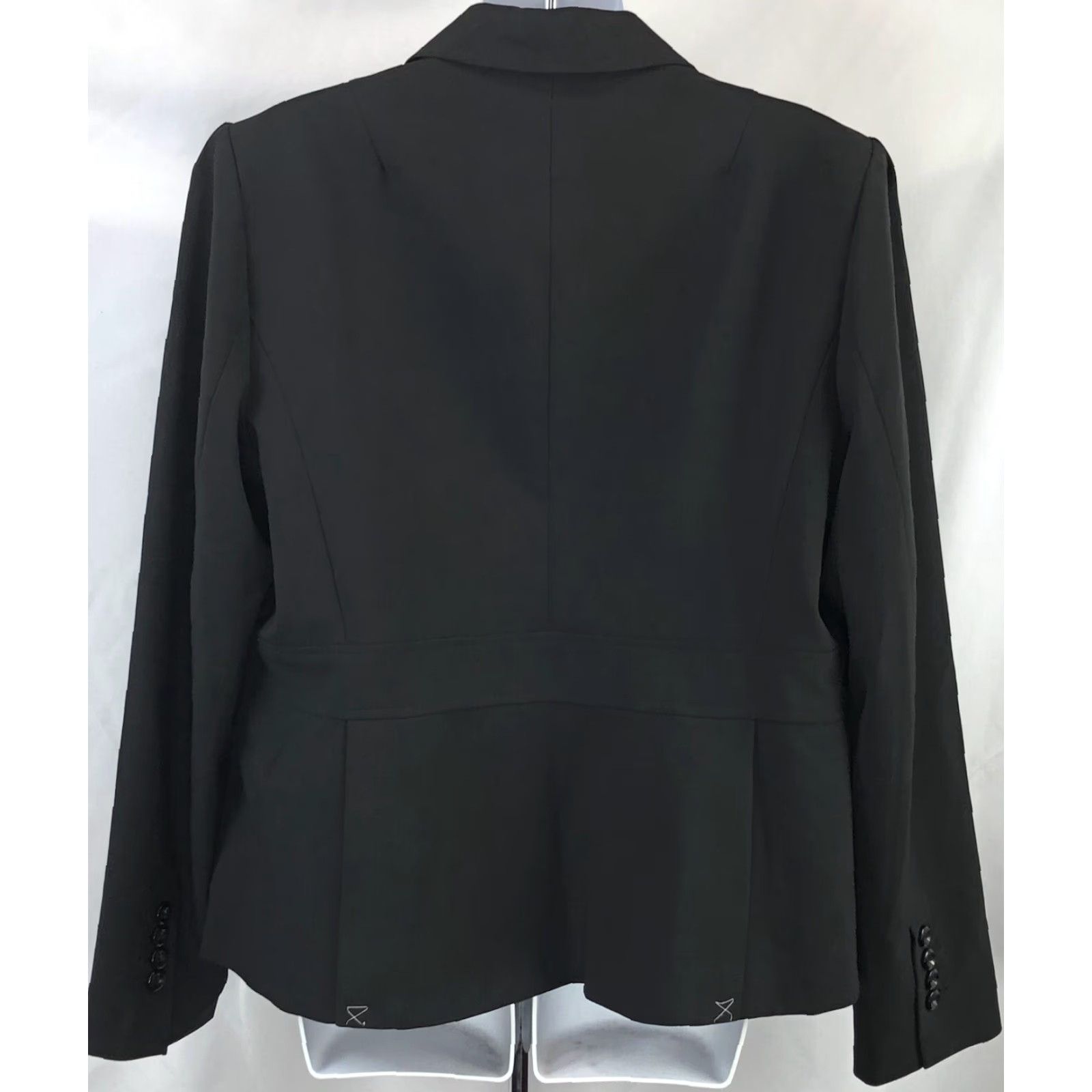 George NWT George Blazer Jacket Women 16 Blk 2 Button Double Vent Lined Career Capsule Work Size XXL / US 16-18 / IT 52-54 - 3 Thumbnail