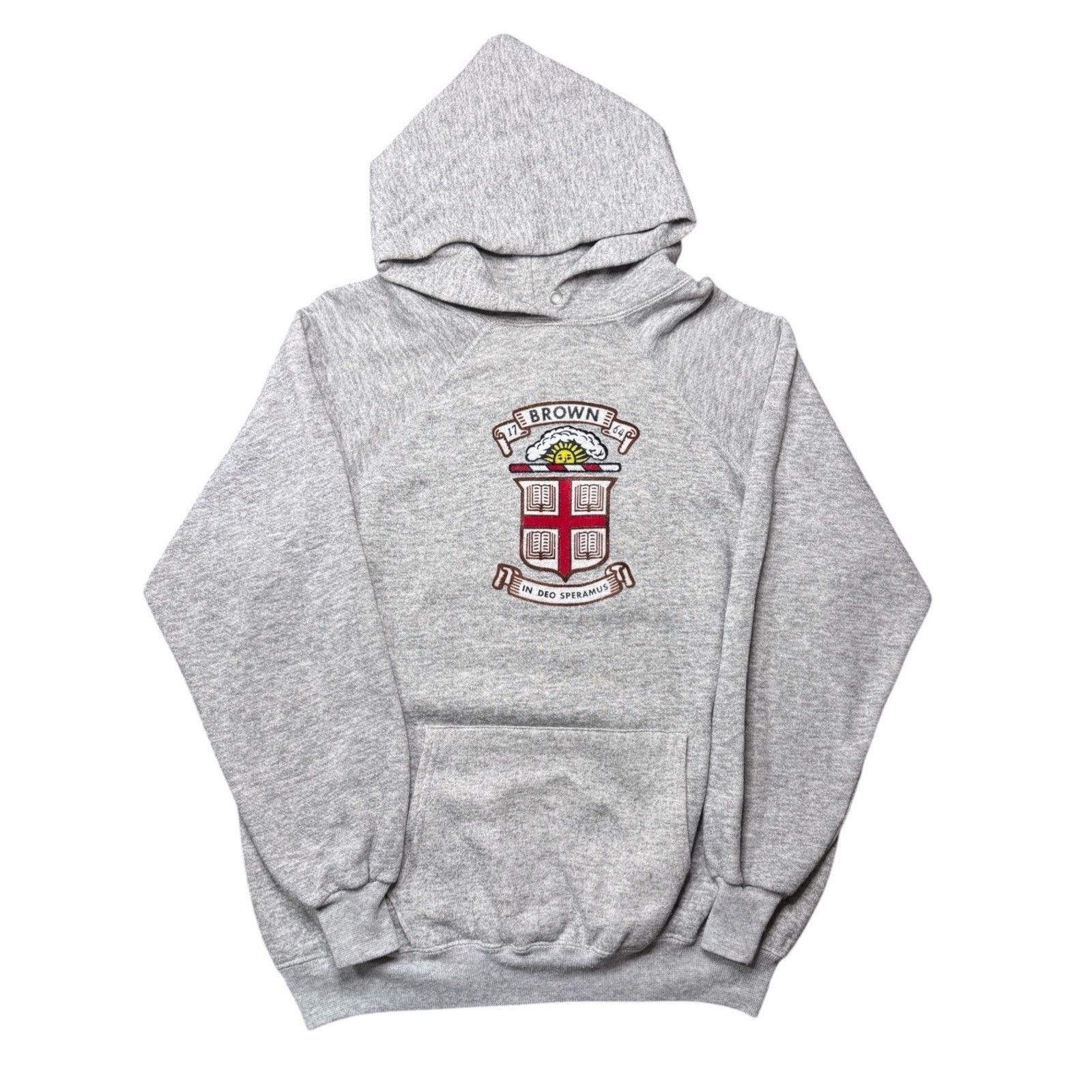 Champion Rare Vintage 80s Champion Brown University Hoodie Size XL Size US XL / EU 56 / 4 - 1 Thumbnail