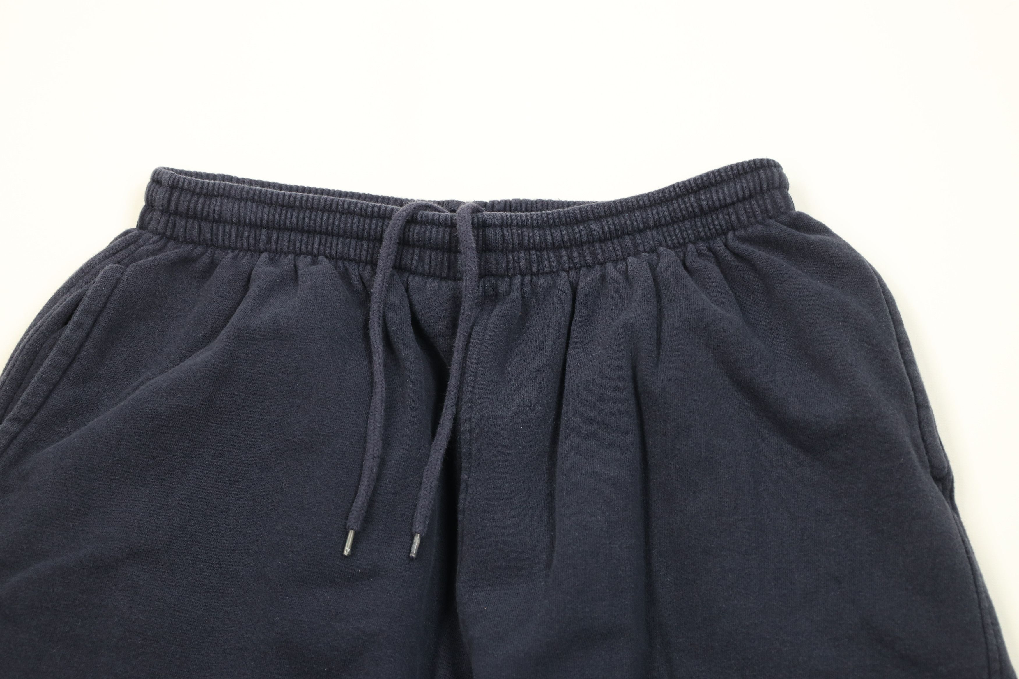 Vintage Vintage 90s Streetwear Wide Leg Sweatpants Pants Navy Blue Size US 32 / EU 48 - 2 Thumbnail