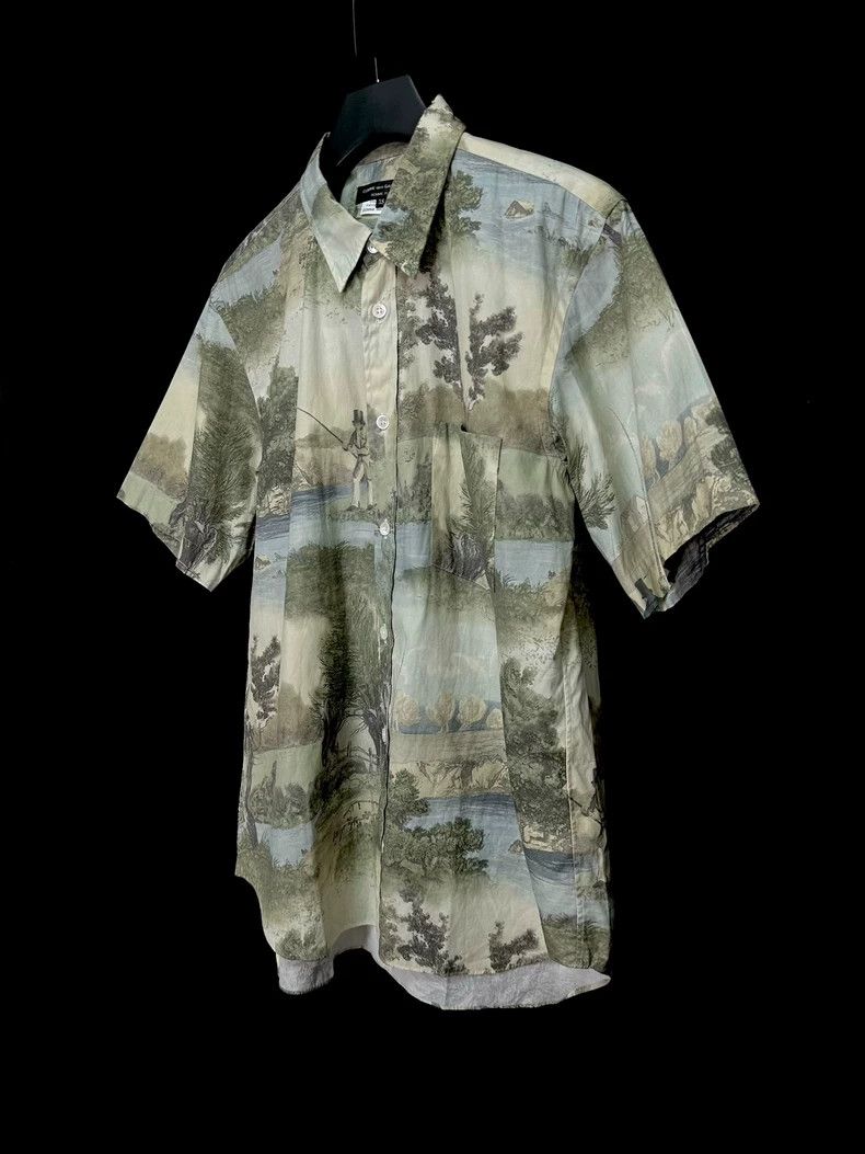 Comme Des Garcons English style painting shirt
