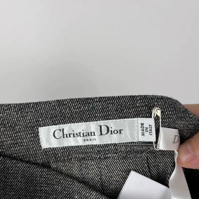 Dior Dior Grey Cotton Women's Skirt . Size 22" - 5 Thumbnail