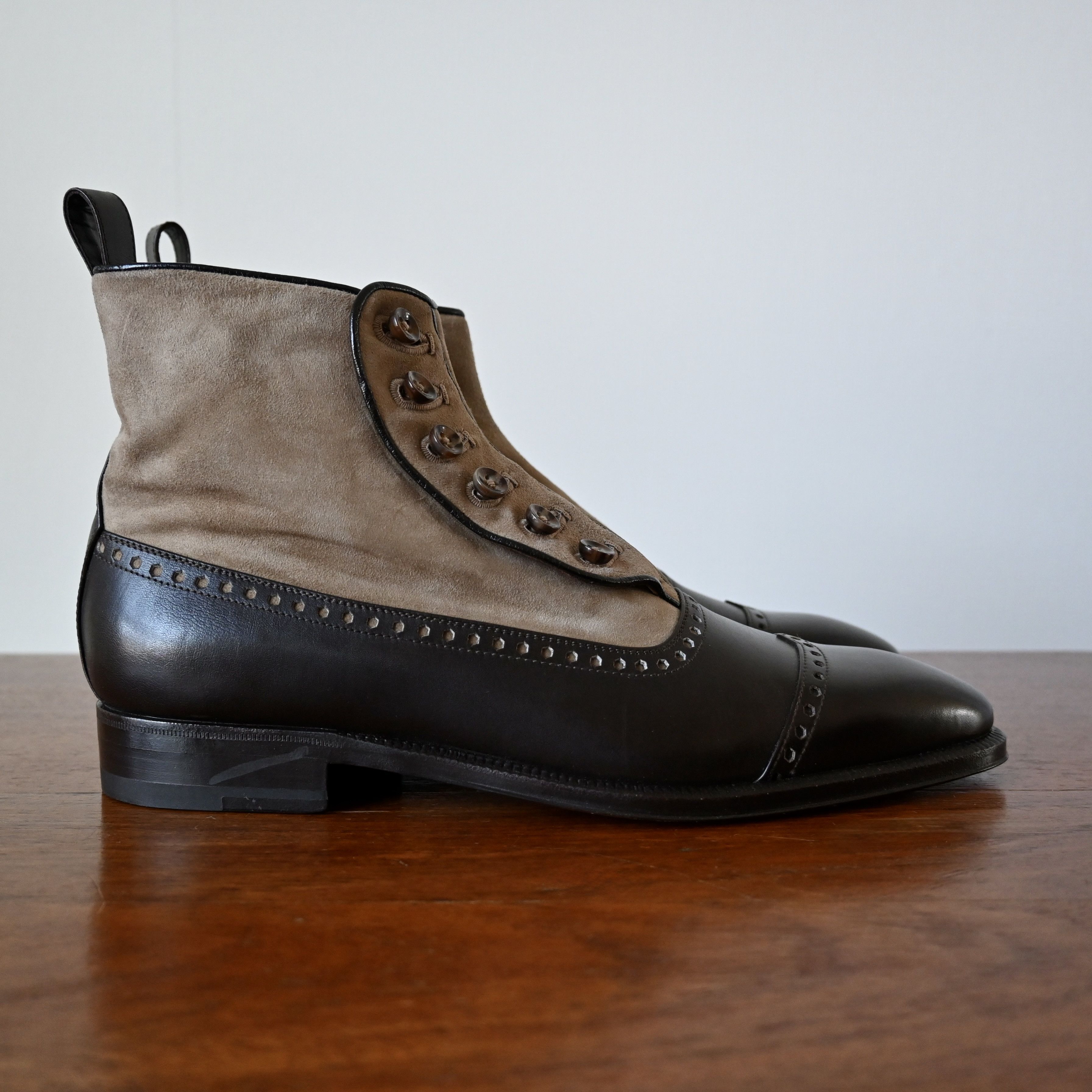 Lamborghini Enzo Bonafe x Lamborghini button ankle boots made in Italy Size US 8 / EU 41 - 7 Thumbnail