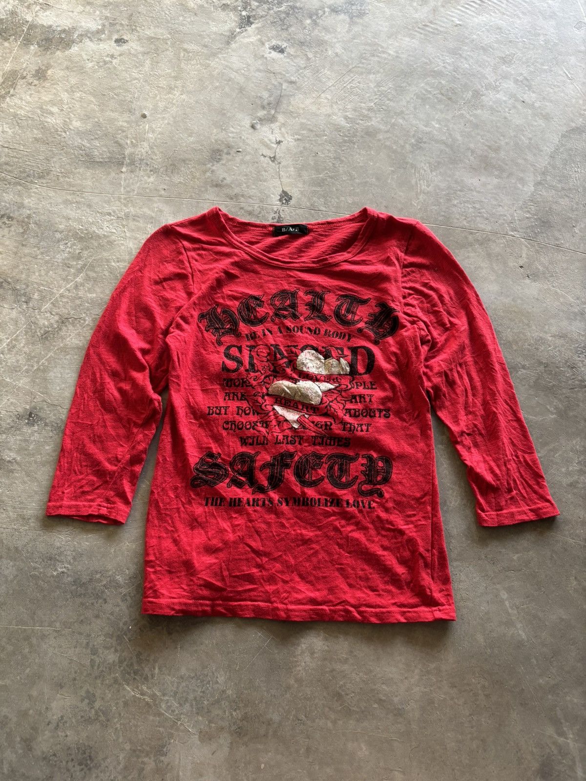 20471120 × Angel Blue × Hysteric Glamour sick y2k japanese brand poem with angel wing backhit Size XS / US 0-2 / IT 36-38 - 1 Thumbnail