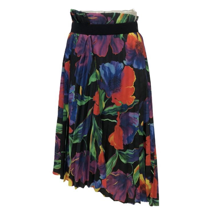 Balenciaga Balenciaga Floral Pleated Midi Skirt Size 36 Size 26" / US 2 / IT 38 - 1 Thumbnail