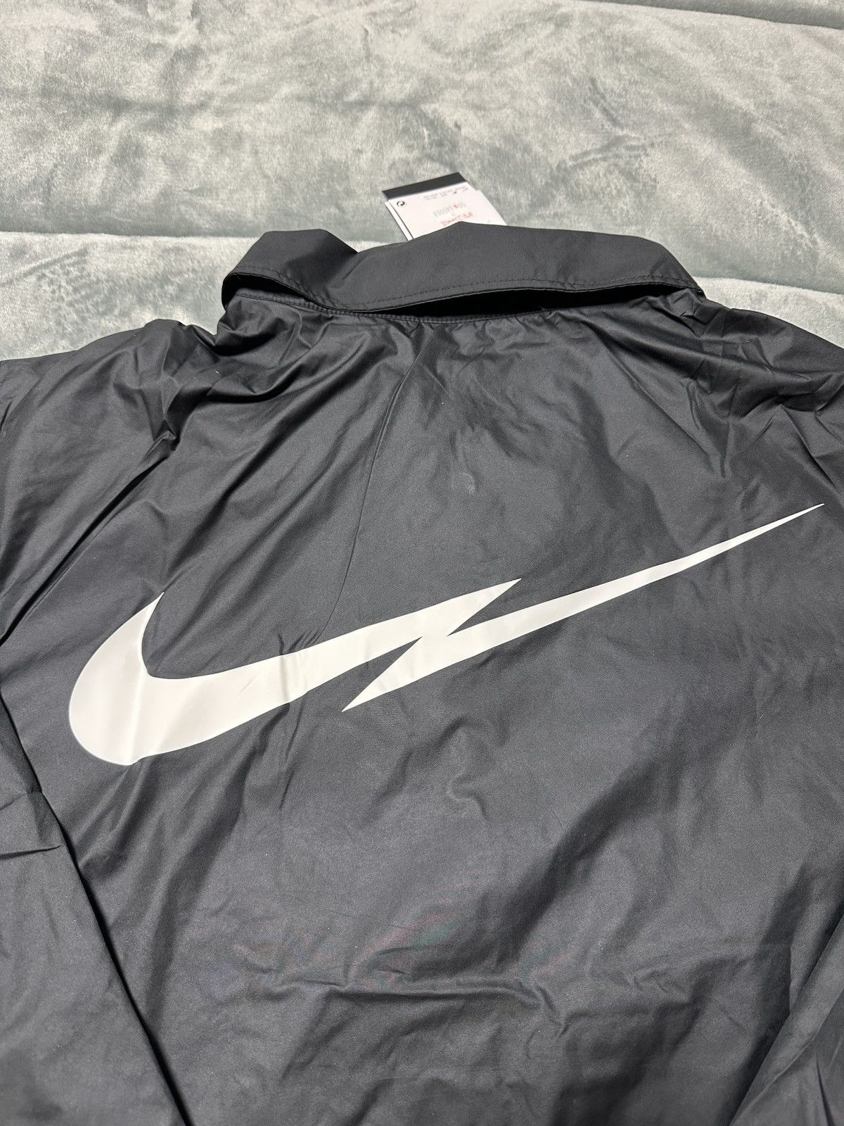 Nike NEW Sz 2XL Nike French Terry Jacket black/white W/ Lightning Size US XL / EU 56 / 4 - 1 Thumbnail