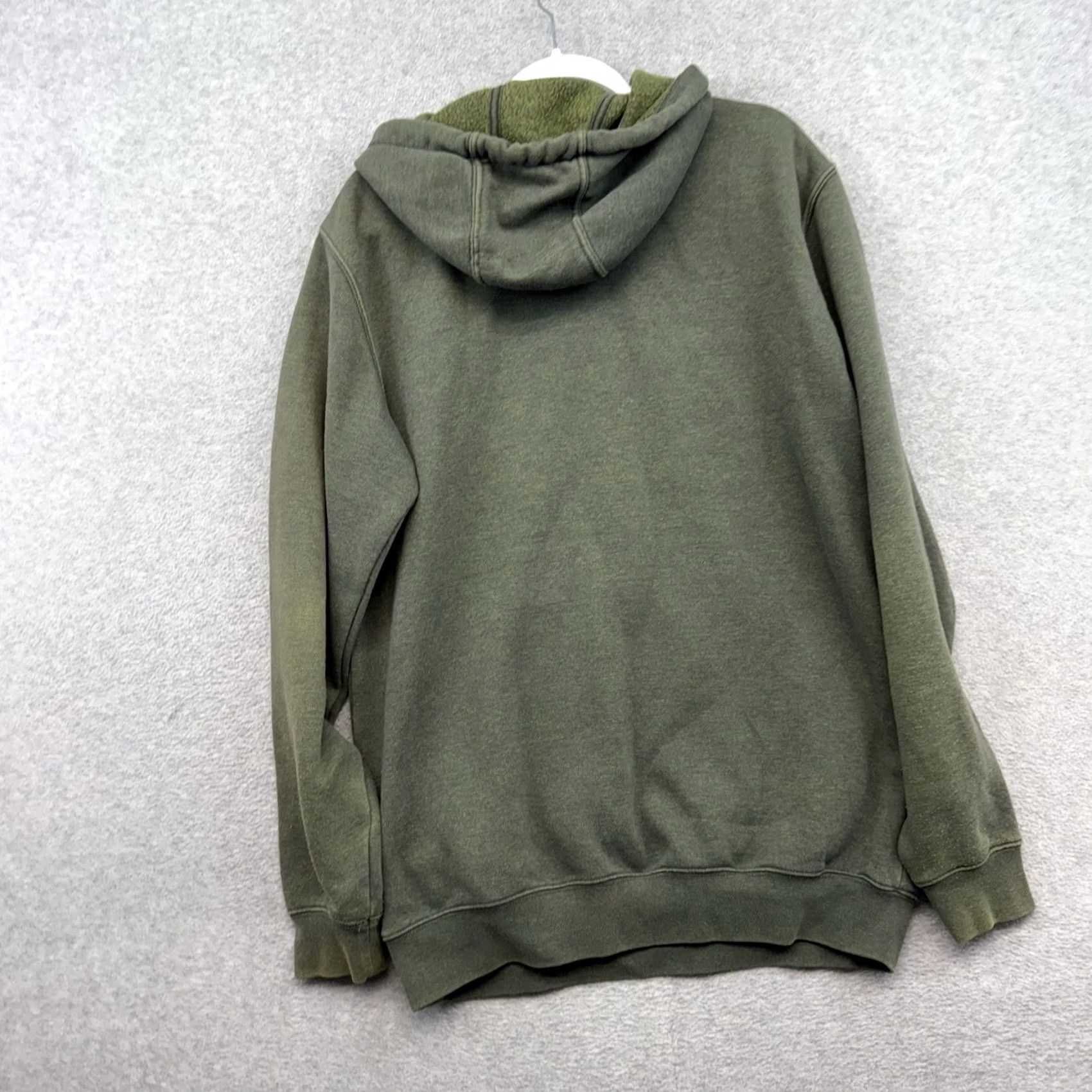 Carhartt Carhartt Hoodie Mens Size M Green Heavyweight Hooded Pockets Long Sleeve Pullover Crew Neck Size US M / EU 48-50 / 2 - 7 Thumbnail