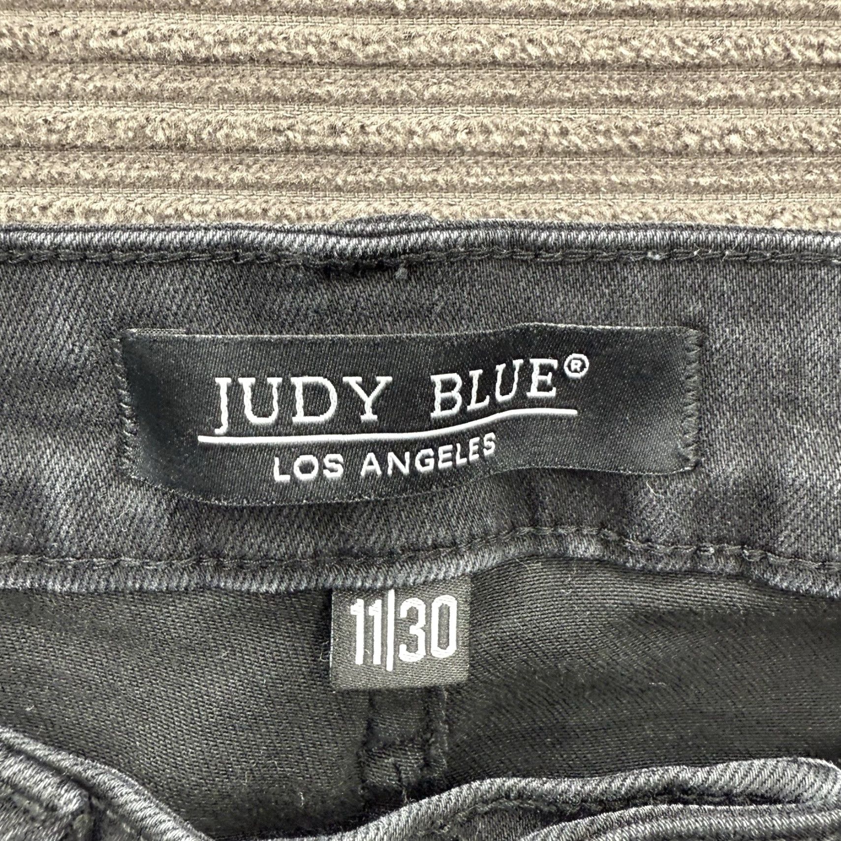 Vintage Judy Blue Jeans Women 30 Blue Denim High Rise Cotton Spandex Straight 27 Inseam Distressed Button Zip Confident Comfort Size 30" / US 8 / IT 44 - 3 Thumbnail