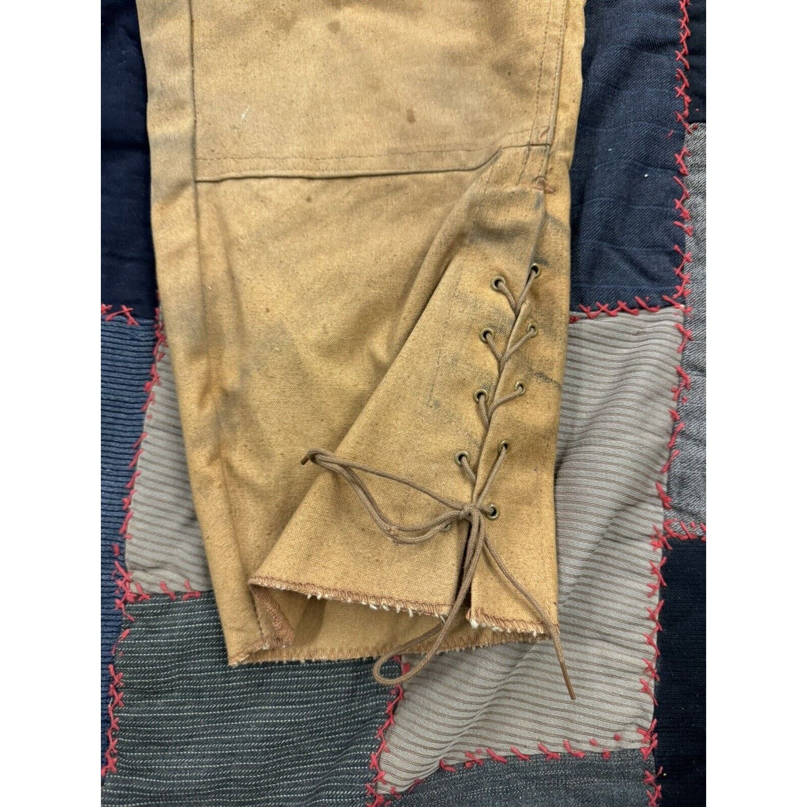 Other Vintage 1930 Union Made Canvas Breeches Hunting W32 X L26 Size US 32 / EU 48 - 7 Thumbnail