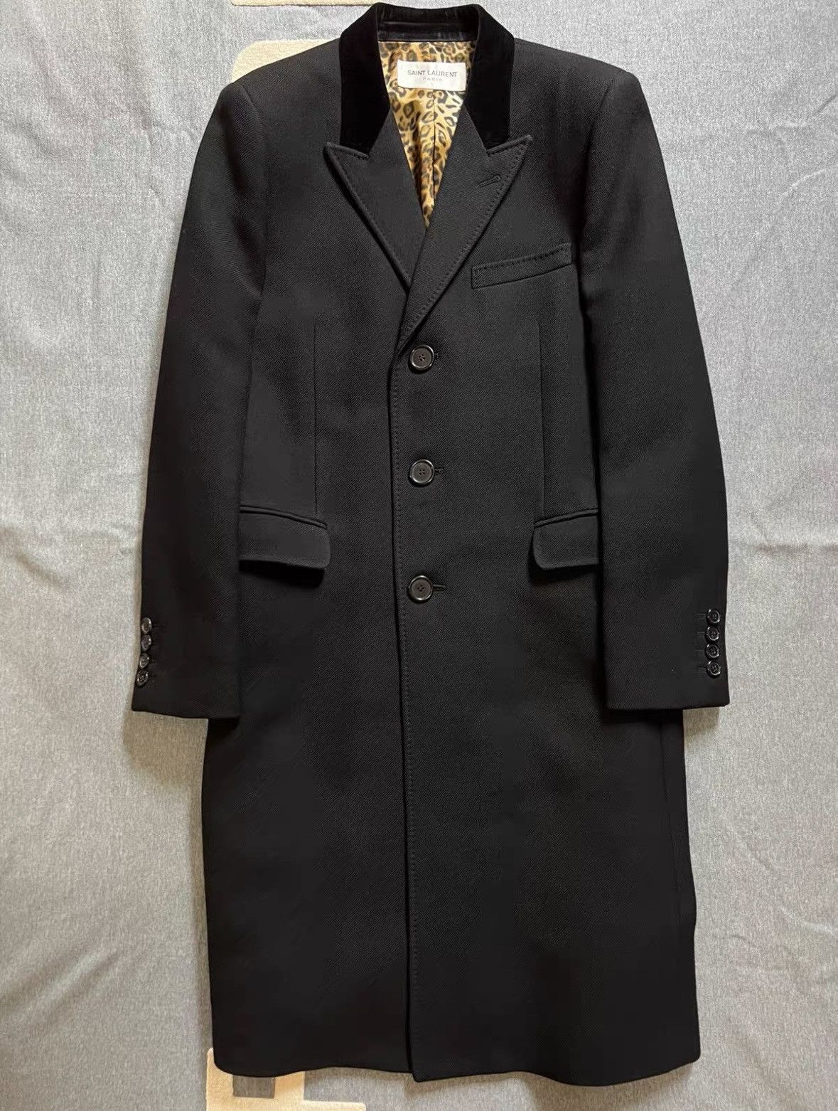 Saint Laurent Paris Saint Laurent Paris coat hedi wxx Size US L / EU 52-54 / 3 - 1 Thumbnail
