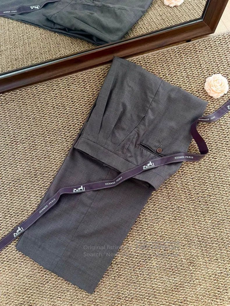 Hermes Hermes size M Margiela Era Wool Crepe Pleated Casual Busine Size 26" / US 2 / IT 38 - 6 Thumbnail