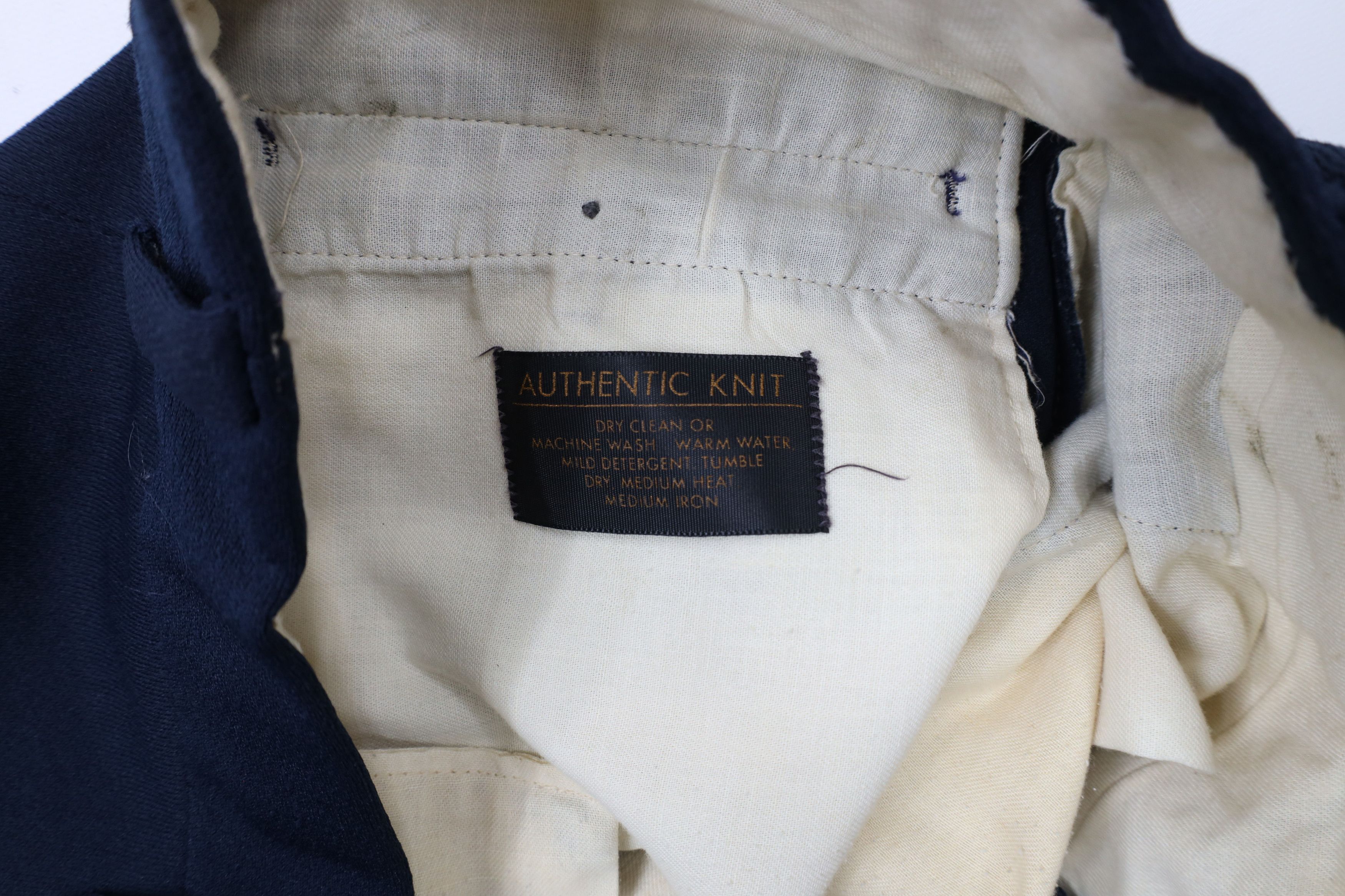 Vintage Vintage 70s Streetwear Bell Bottoms Chino Pants Blue USA Size US 34 / EU 50 - 8 Thumbnail