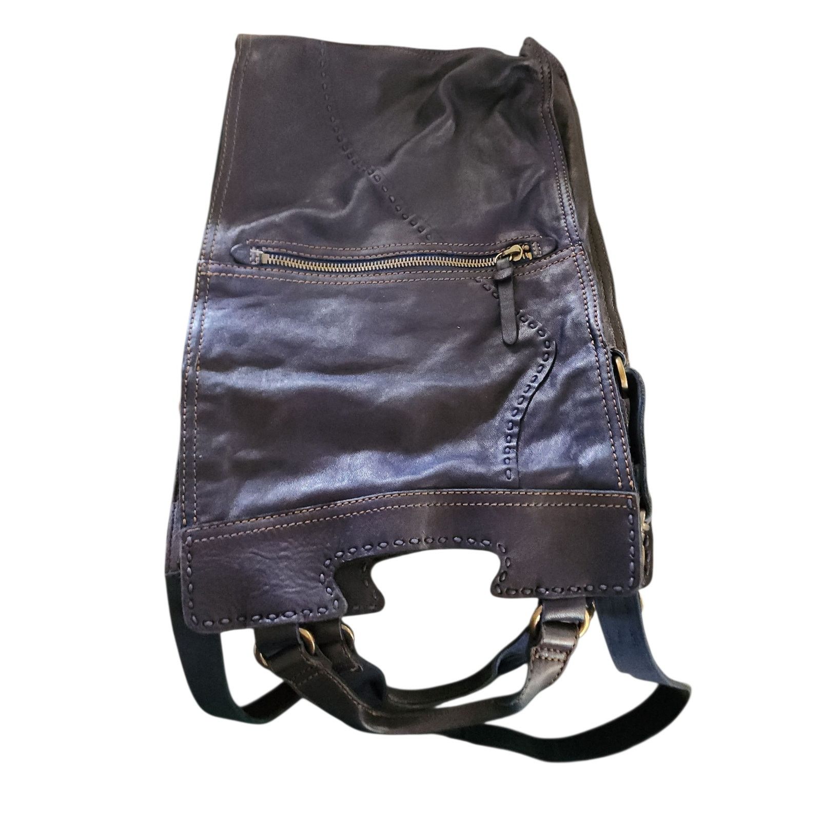 Lucky Brand Lucky Brand "Abbey Road" crossbody messenger black leather Size ONE SIZE - 4 Thumbnail
