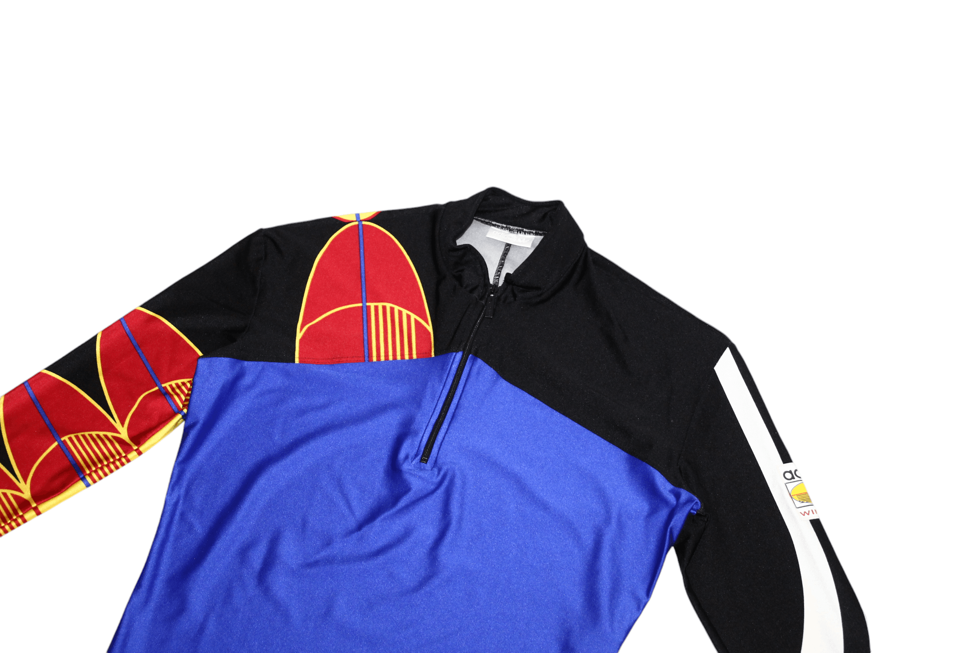 Adidas RARE💥80's 90's Adidas Cycling Winspeed 1/3 Zip L/S Jersey Size US L / EU 52-54 / 3 - 5 Thumbnail
