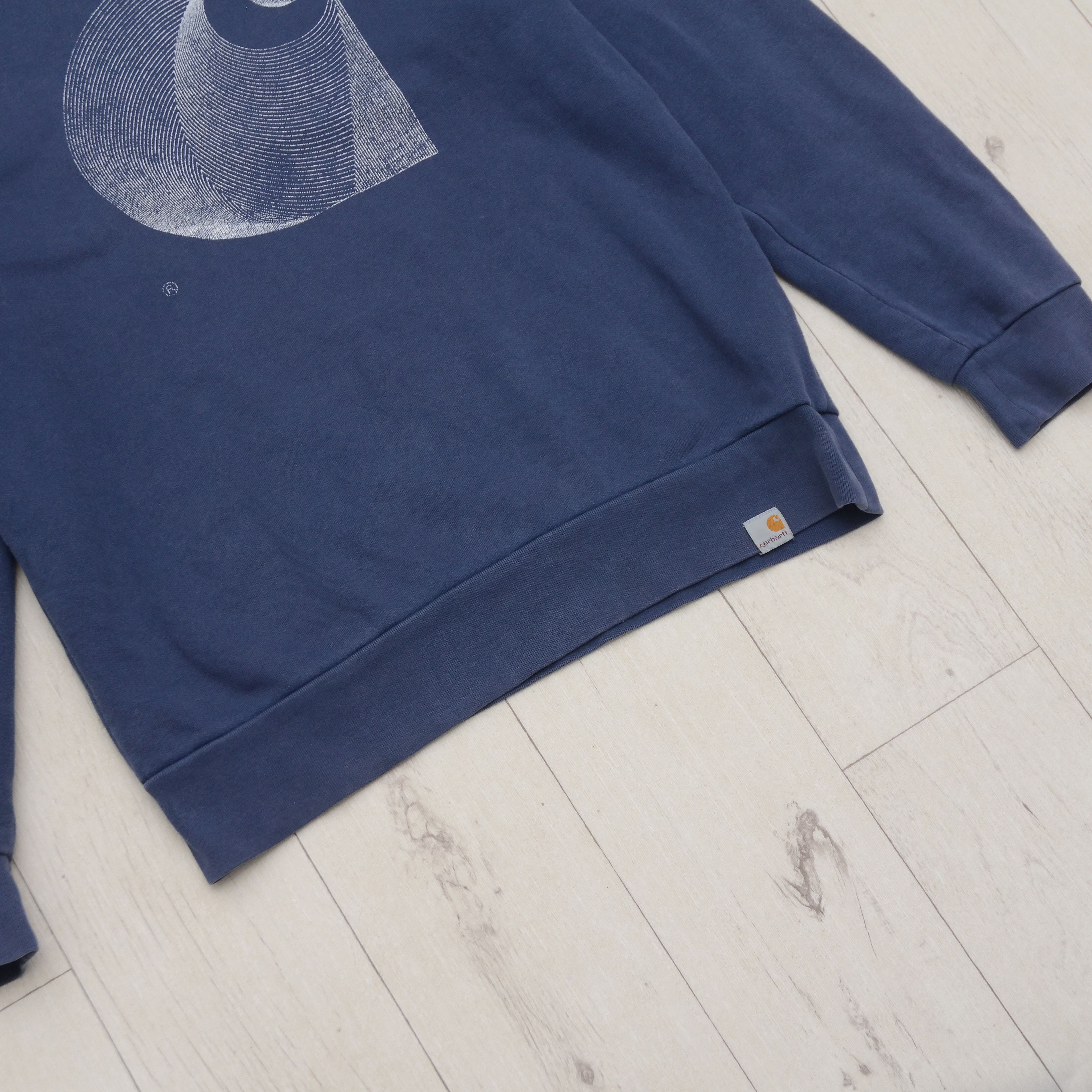 Carhartt × Carhartt Wip Carhartt Vintage Sweatshirt 00s Abstract Big Logo Streetwear Size US M / EU 48-50 / 2 - 5 Thumbnail